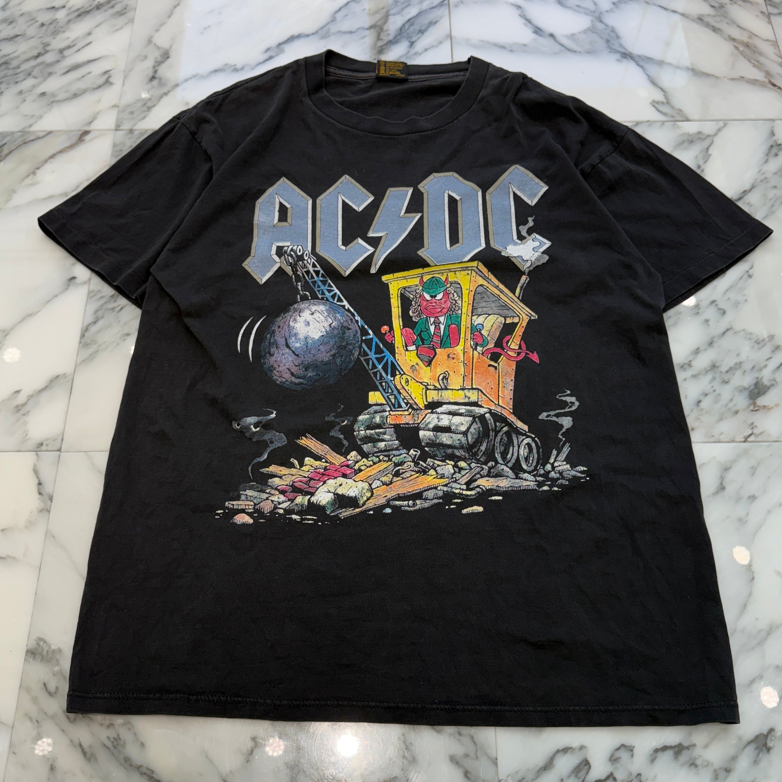 Vintage 90's ACDC Ball Breaker BROCKUM S/S Tee Size XL 90's ACDC ボールブレーカー ブロッカム社製 Tシャツ サイズXL