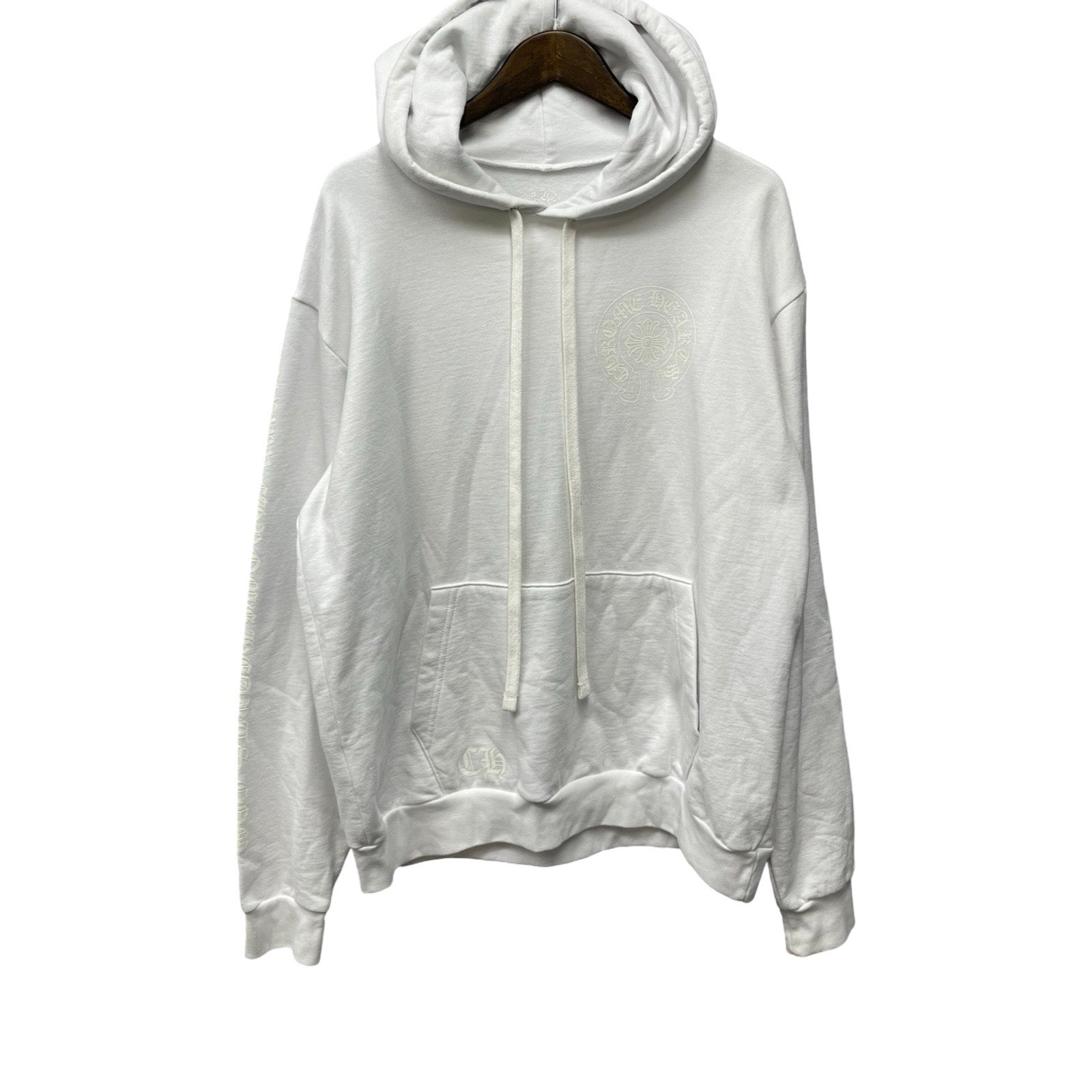 CHROME HEARTS 2021SS Glow Horseshoe Pullover Hoodie Size M