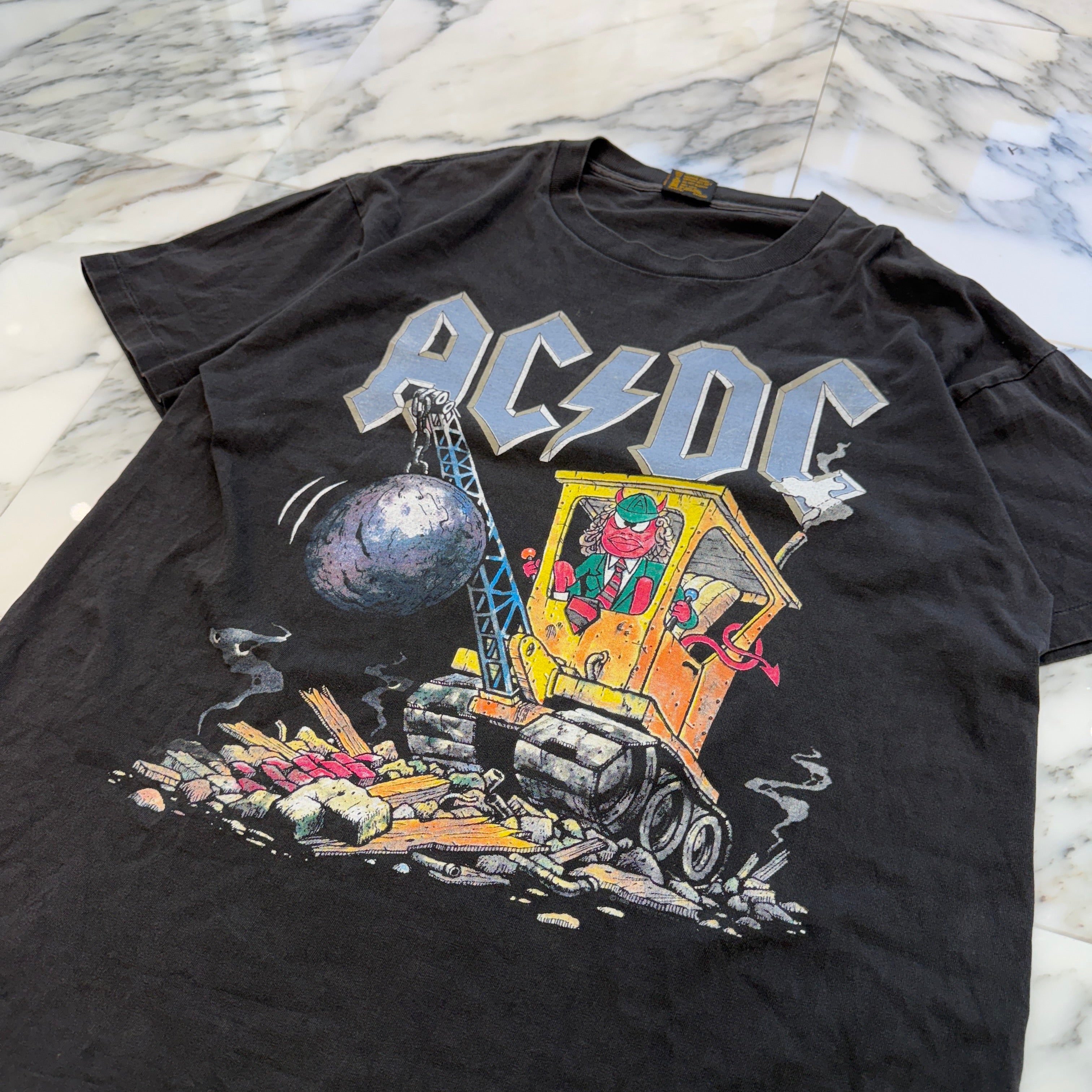 Vintage 90's ACDC Ball Breaker BROCKUM S/S Tee Size XL 90's ACDC ボールブレーカー ブロッカム社製 Tシャツ サイズXL
