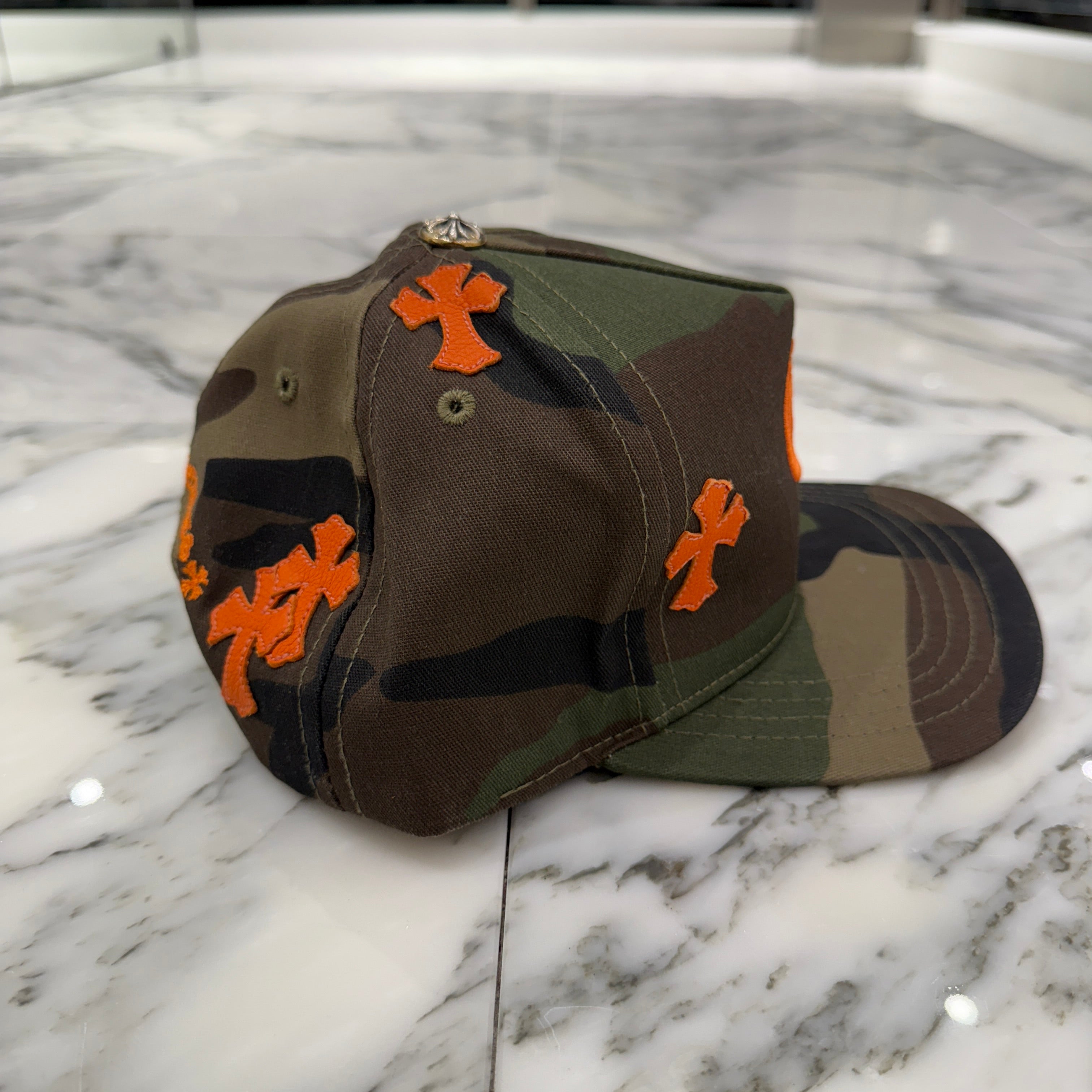 CHROME HEARTS Cemetery Cross Patch Camo Trucker Cap Size ONE SIZE（51-61）クロムハーツ セメタリークロス カモ トラッカーキャップ サイズ（51-61）