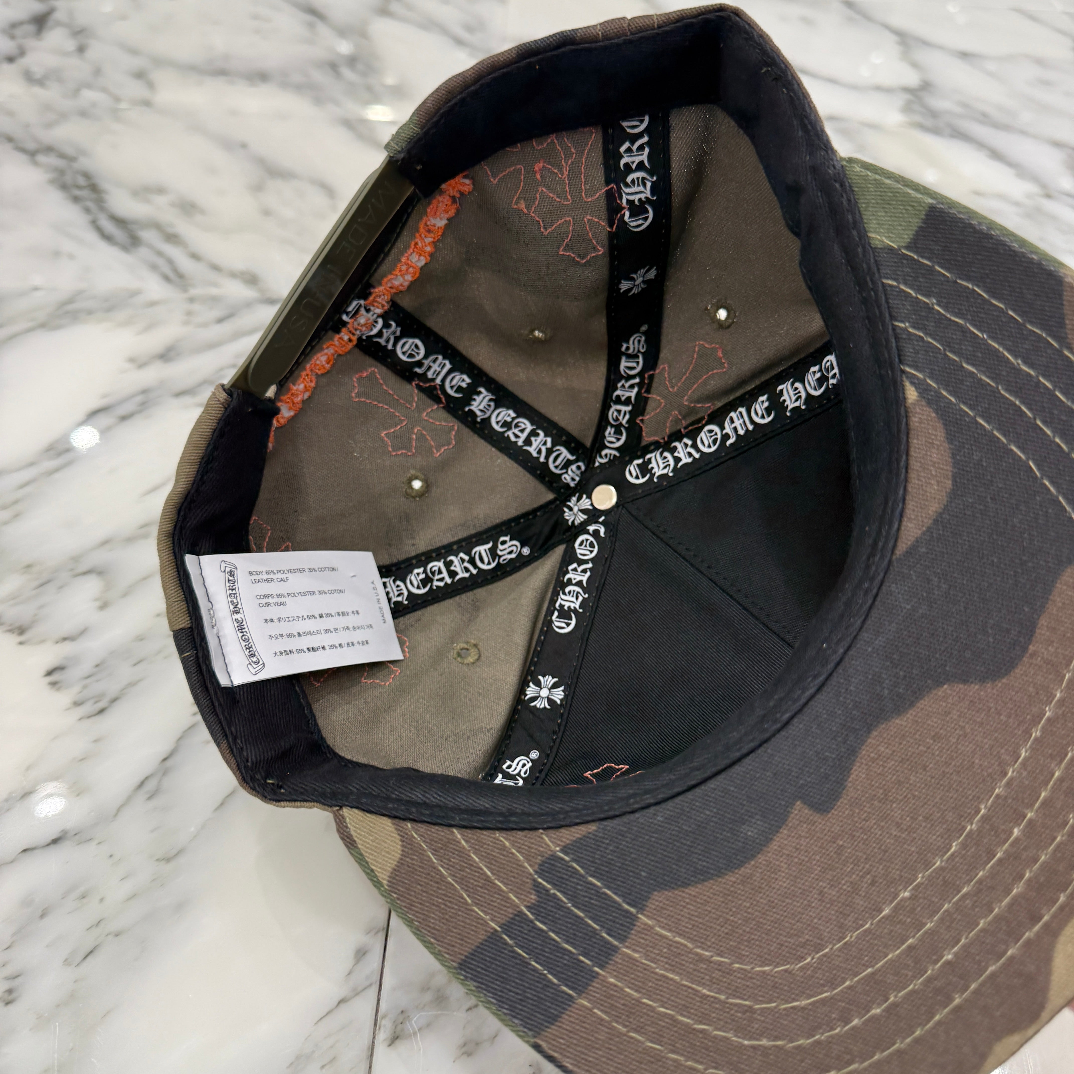 CHROME HEARTS Cemetery Cross Patch Camo Trucker Cap Size ONE SIZE（51-61）クロムハーツ セメタリークロス カモ トラッカーキャップ サイズ（51-61）