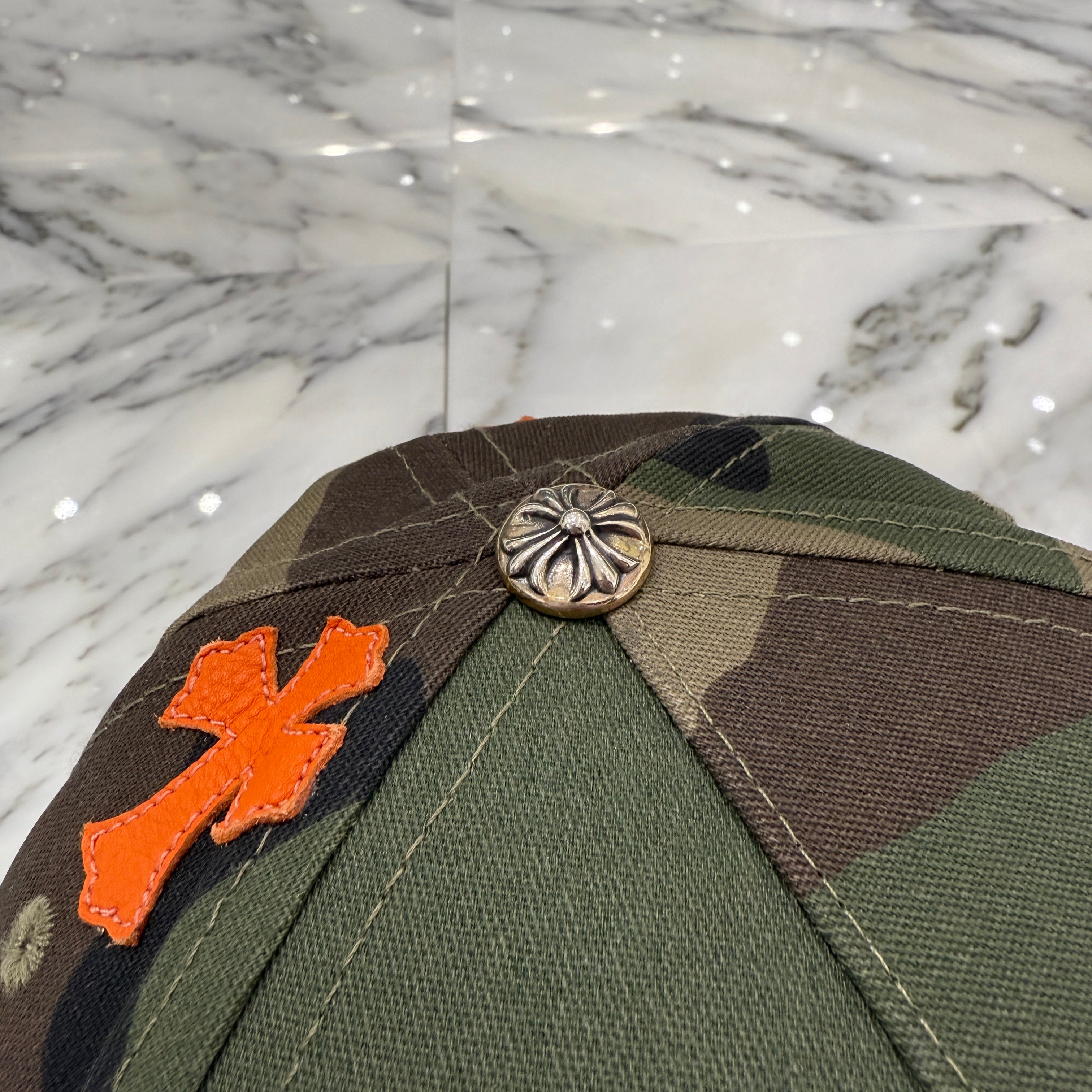 CHROME HEARTS Cemetery Cross Patch Camo Trucker Cap Size ONE SIZE（51-61）クロムハーツ セメタリークロス カモ トラッカーキャップ サイズ（51-61）