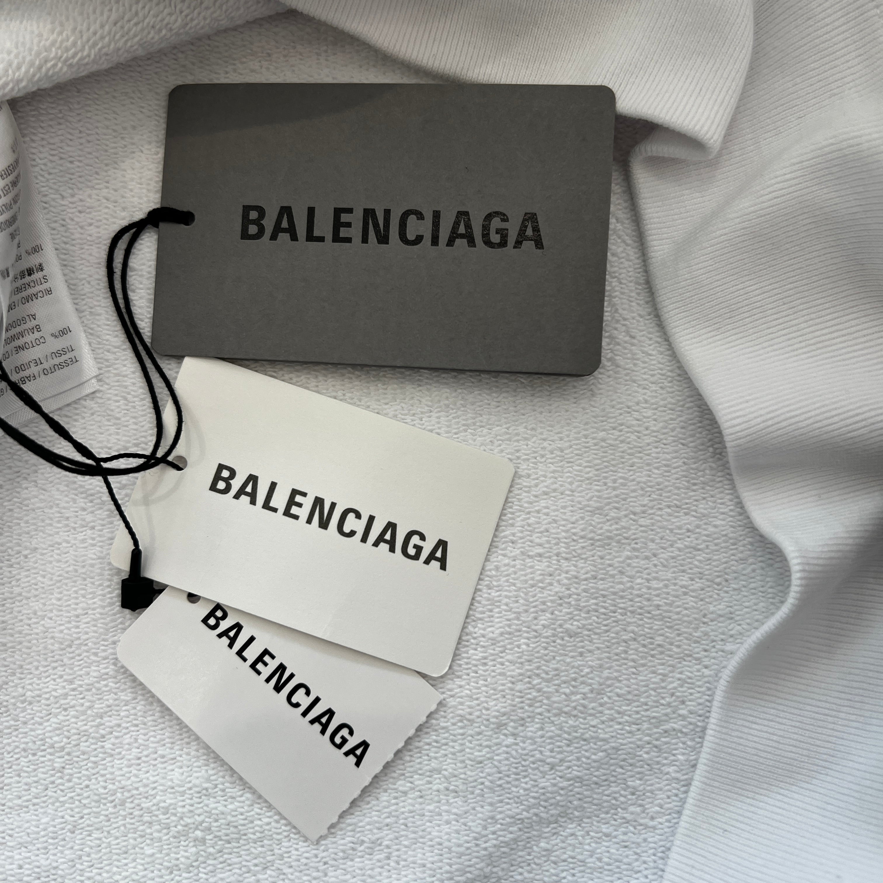 BALENCIAGA 2020AW Torch Flame Logo Embroidery Pullover Hoodie 620973TIV45 Size XXS バレンシアガ トーチフレイム ロゴ刺繍 プルオーバーフーディ サイズXXS