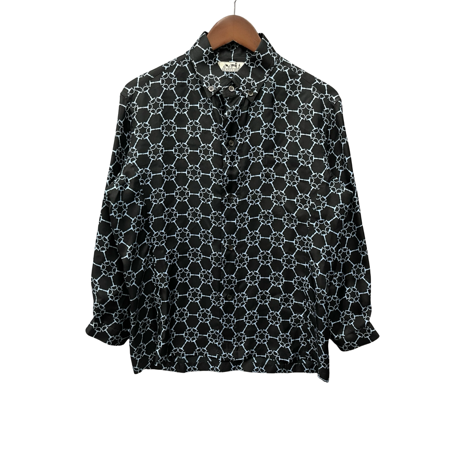 HERMES Holder Pattern Printed L/S Shirt