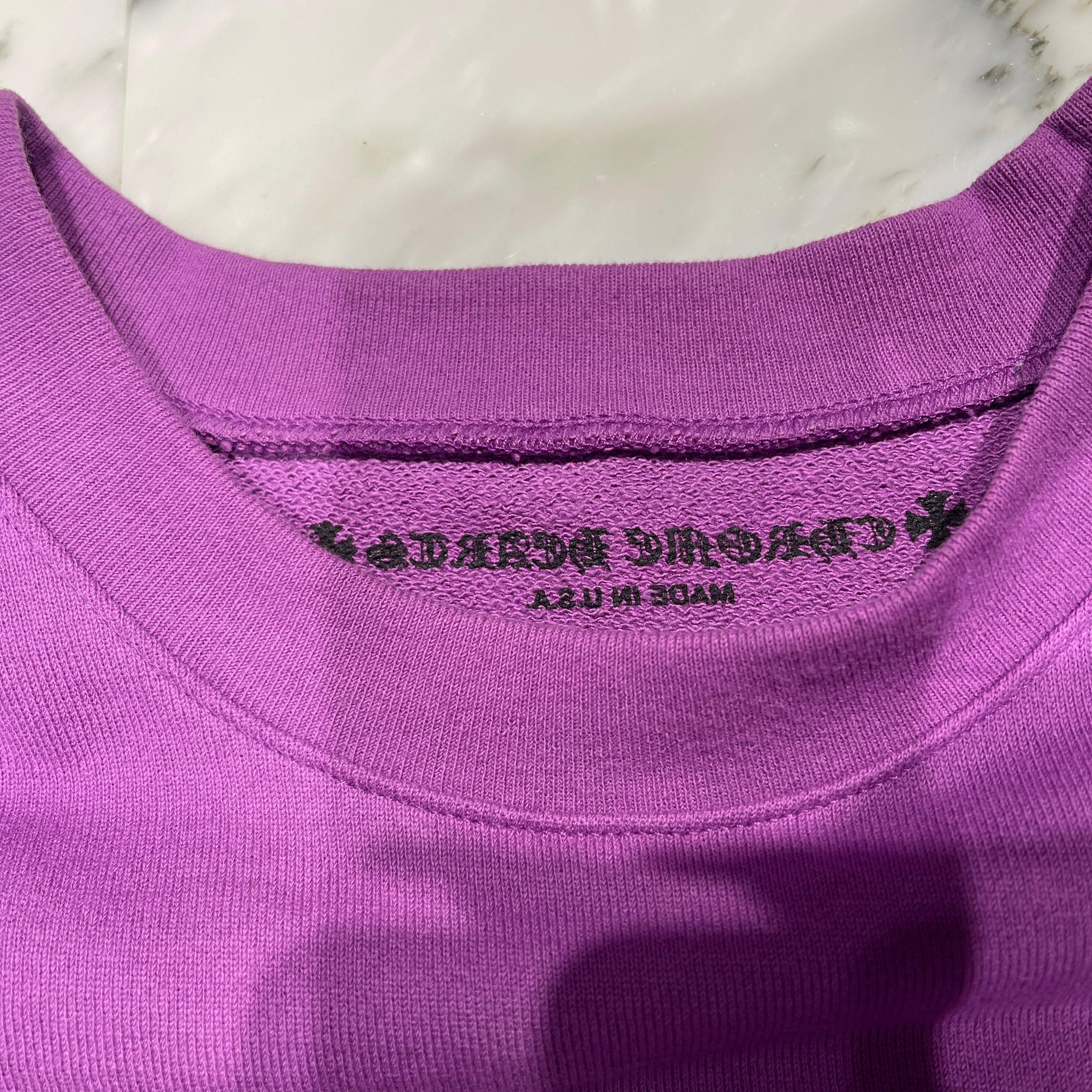 CHROME HEARTS× MATTY BOY 2024AW "I WANT MORE NOT LESS" Crew Neck Sweat Shirt Size L クロムハーツ×マッティボーイ "アイウォントモアノットレス" クルーネックスウェットシャツ サイズL