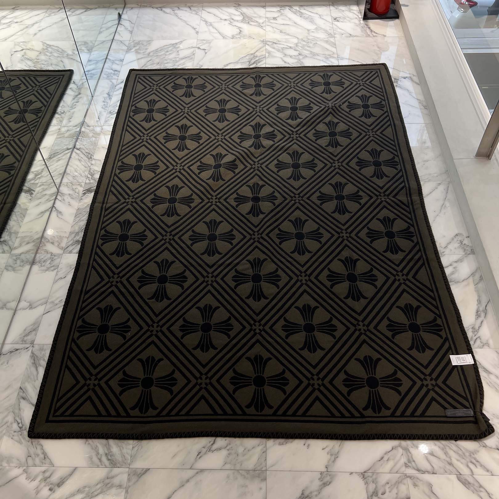 CHROME HEARTS CH Plus Pattern Cashmere Blanket クロムハーツ CHプラス パターン カシミヤ ブランケット