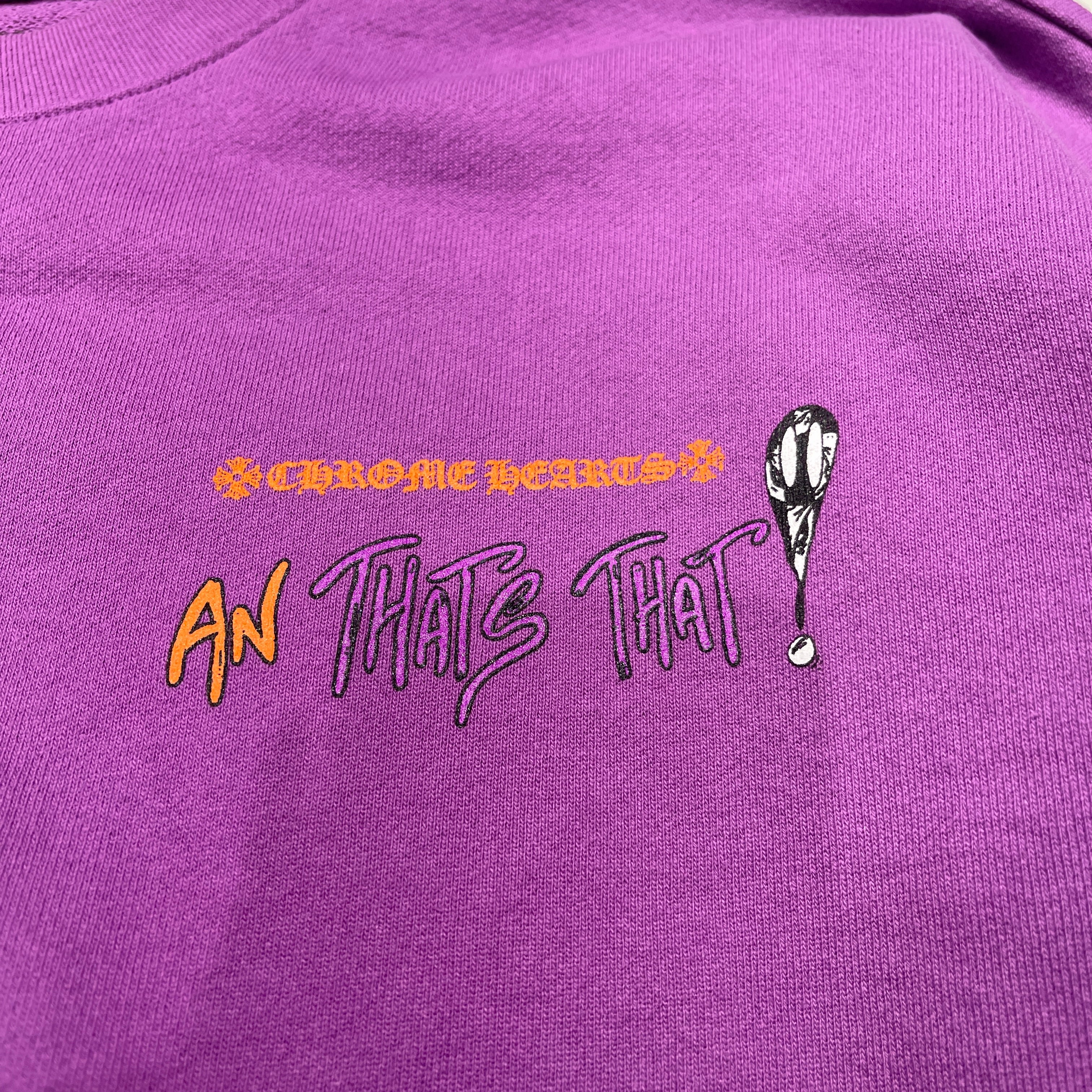 CHROME HEARTS× MATTY BOY 2024AW "I WANT MORE NOT LESS" Crew Neck Sweat Shirt Size L クロムハーツ×マッティボーイ "アイウォントモアノットレス" クルーネックスウェットシャツ サイズL