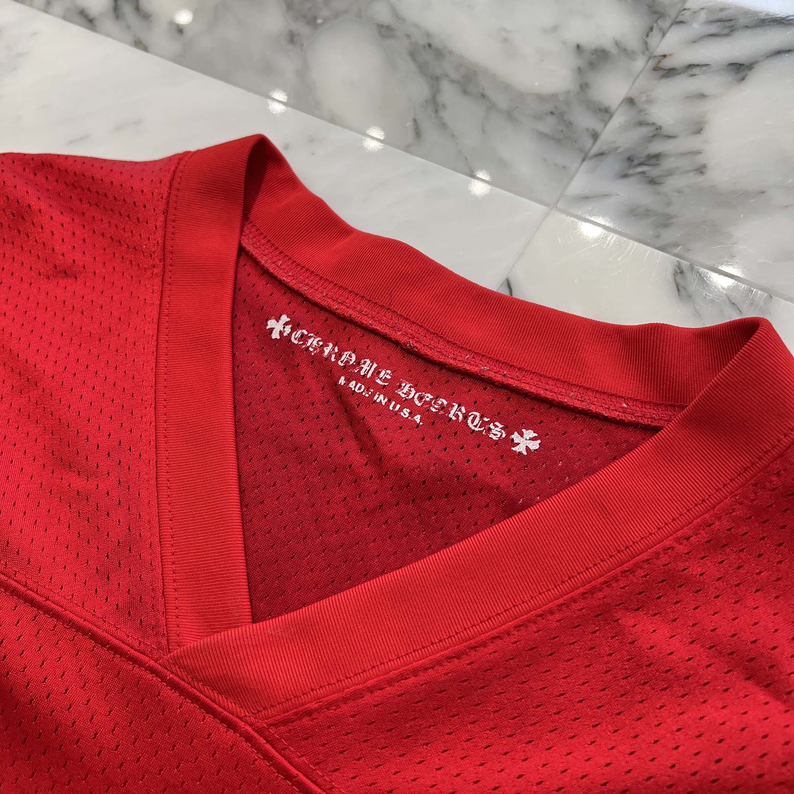 CHROME HEARTS Mesh Warm Up Jersey Size L クロムハーツ メッシュウォームアップジャージー サイズL