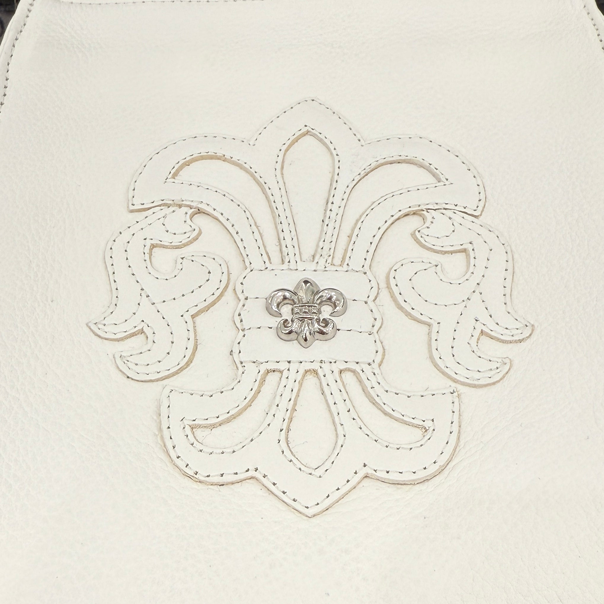 CHROME HEARTS BS Flare Square Pocket Leather Shoulder Bag クロムハーツ BSフレア スクエアポケット レザー ショルダーバッグ