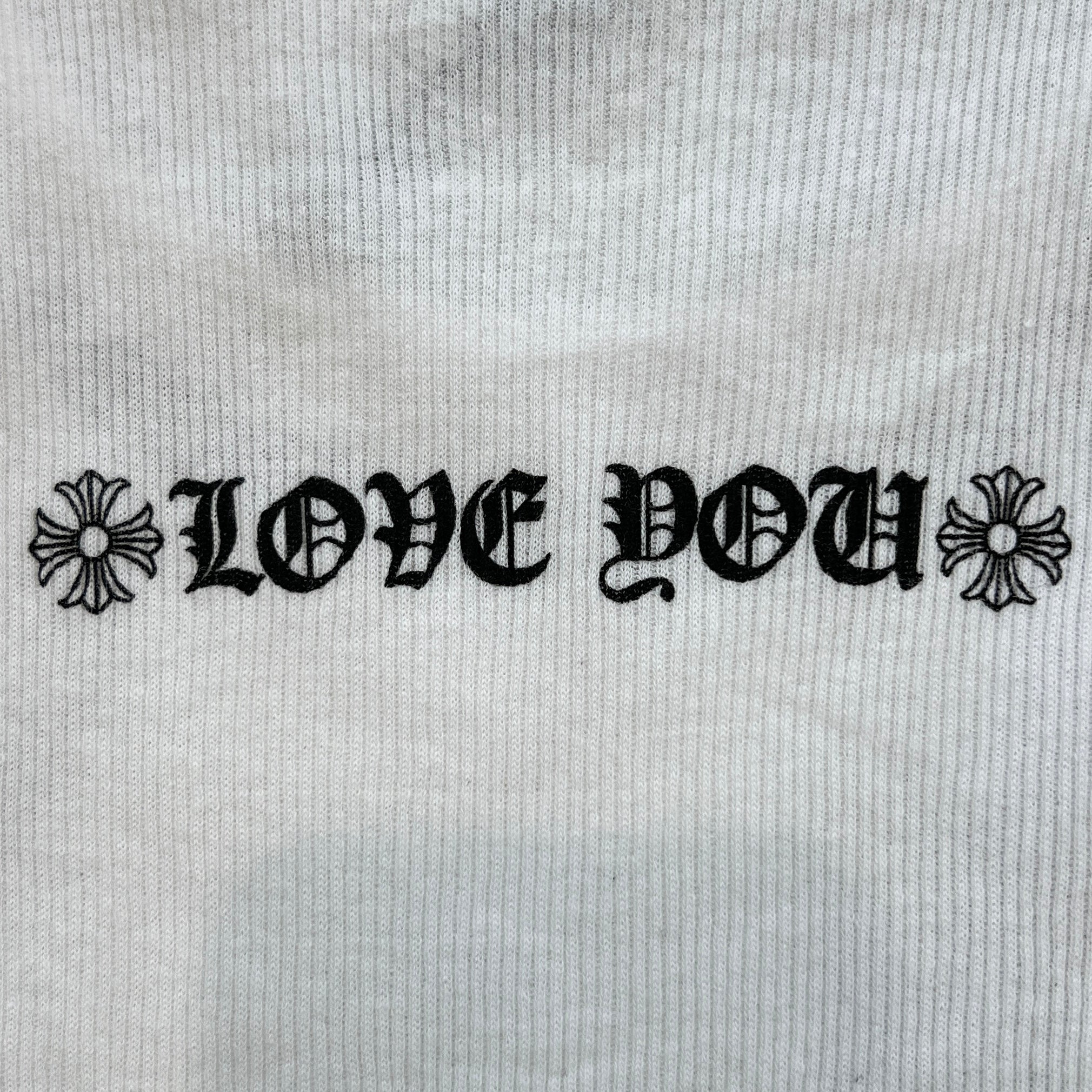 CHROME HEARTS Viny Heart "Love You" Rib Tank Top Size S クロムハーツ ヴィニーハート "ラブユー" リブ タンクトップ サイズS