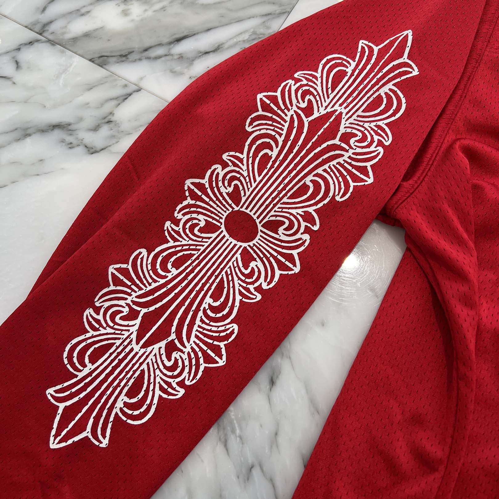 CHROME HEARTS Mesh Warm Up Jersey Size L クロムハーツ メッシュウォームアップジャージー サイズL