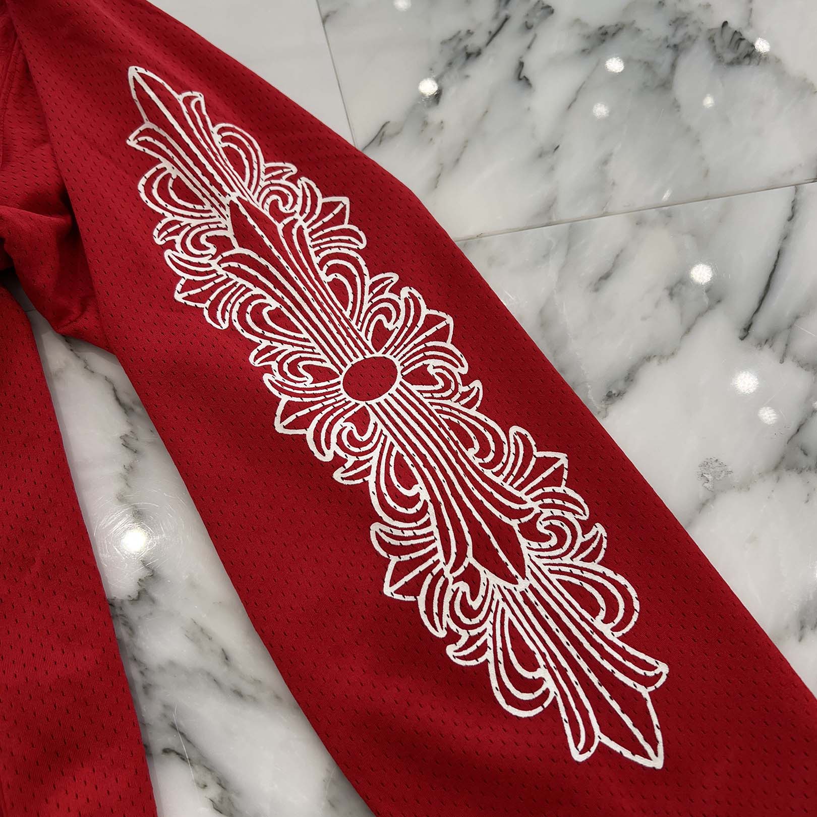 CHROME HEARTS Mesh Warm Up Jersey Size L クロムハーツ メッシュウォームアップジャージー サイズL