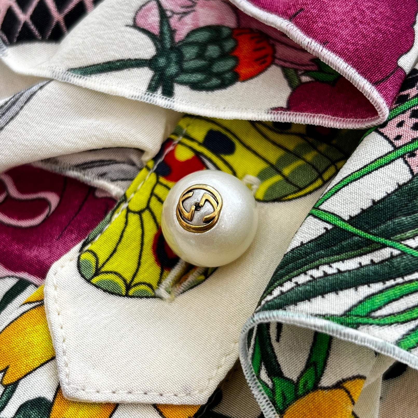 GUCCI 2017AW Snake Print Dress 476100 ZJP71 Size 42 グッチ スネークプリントドレス サイズ42