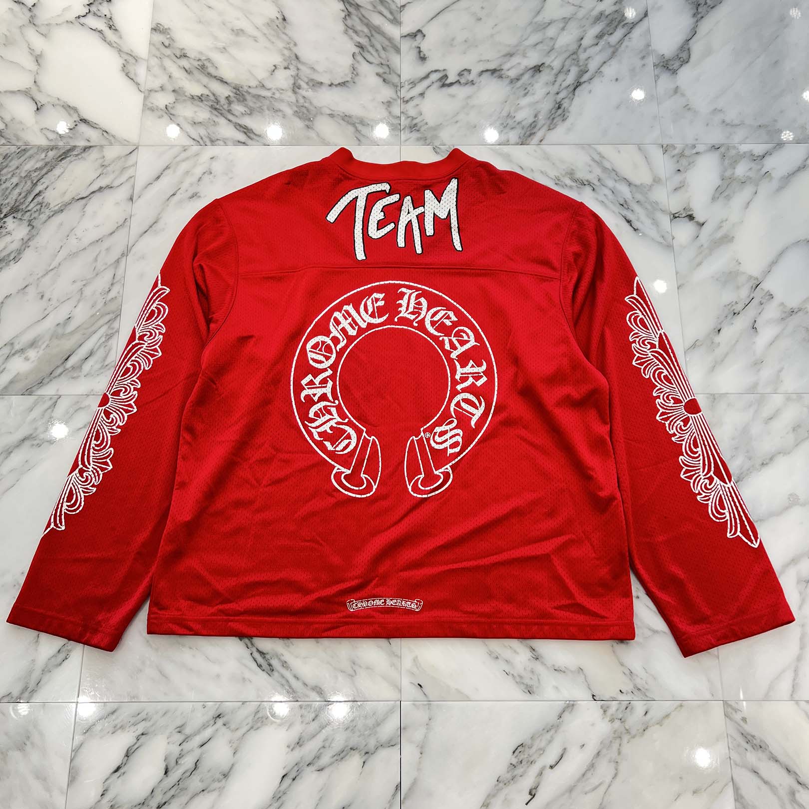 CHROME HEARTS Mesh Warm Up Jersey Size L クロムハーツ メッシュウォームアップジャージー サイズL