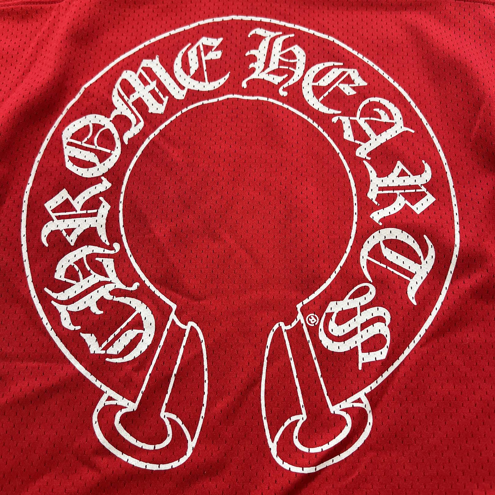 CHROME HEARTS Mesh Warm Up Jersey Size L クロムハーツ メッシュウォームアップジャージー サイズL