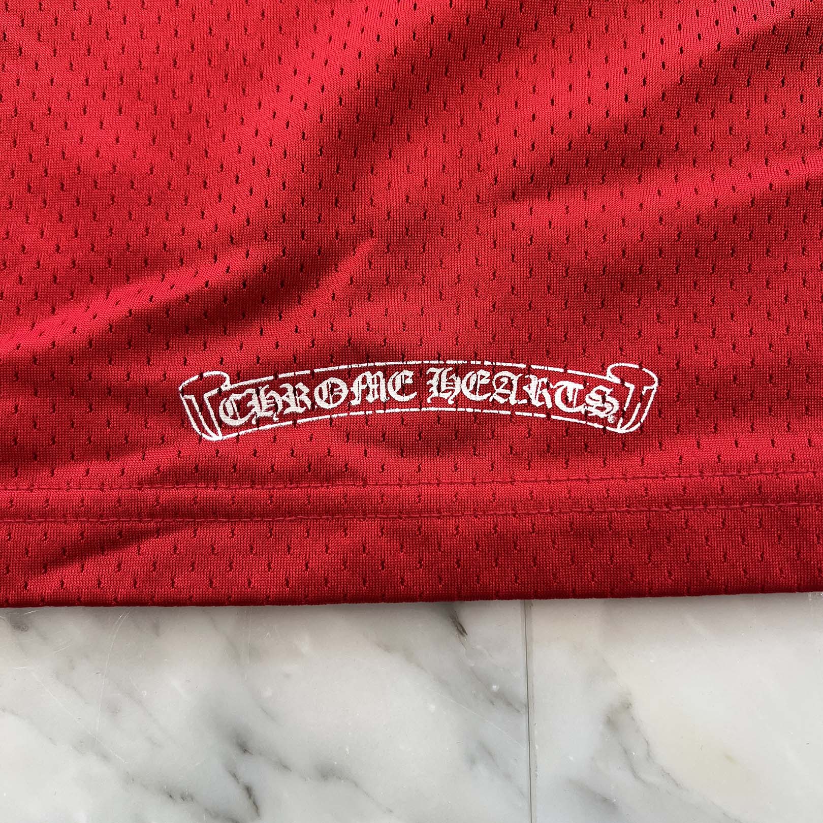 CHROME HEARTS Mesh Warm Up Jersey Size L クロムハーツ メッシュウォームアップジャージー サイズL