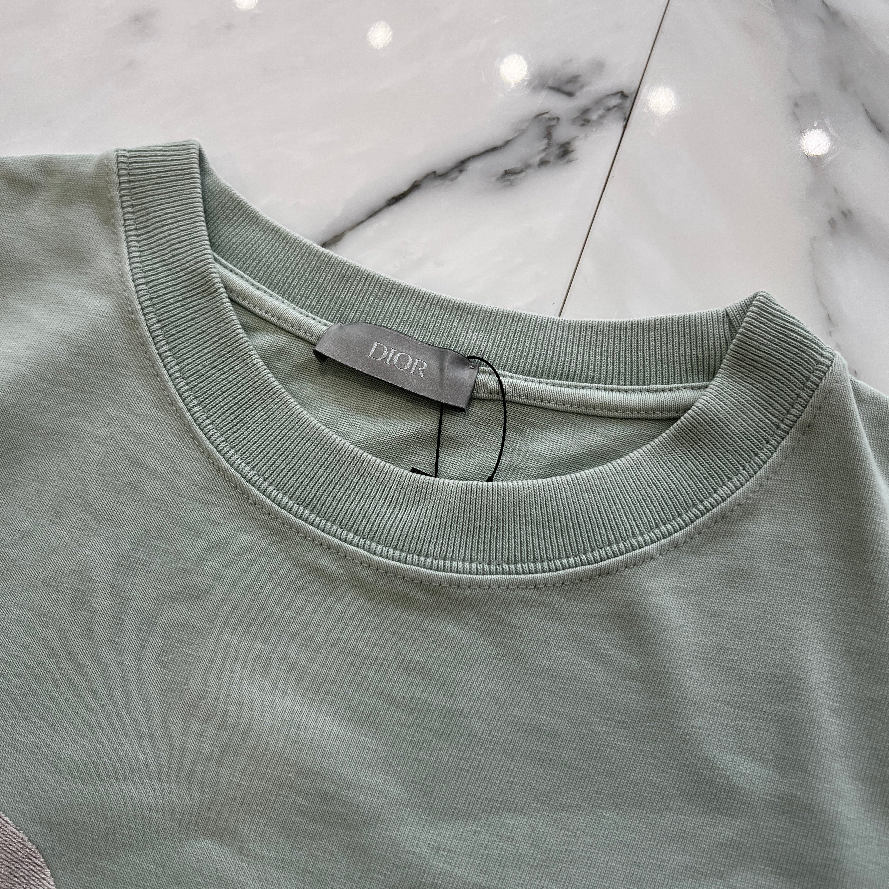 DIOR 2022SS Cotton Compact Jersey Relaxed Fit Tee 293J659A0554 Size M ディオール コットン コンパクト ジャージー リラックスフィット Tシャツ サイズM