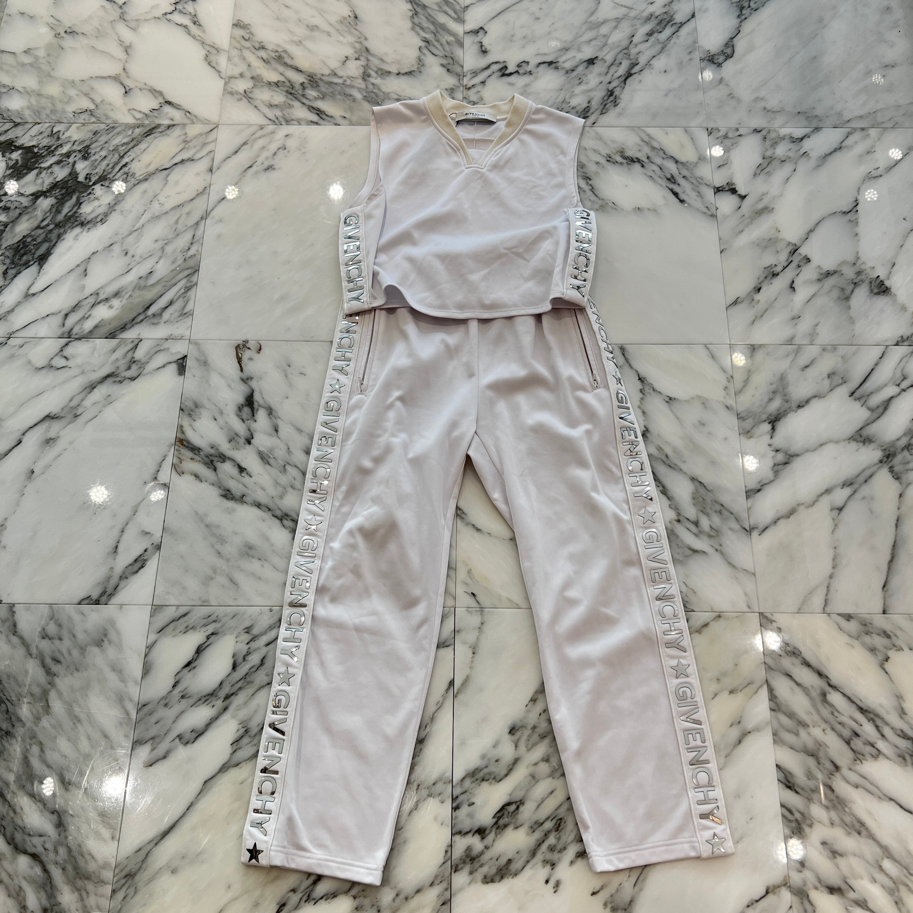 GIVENCHY Metallic Logo Set Up BW601X300P BW501K300P Size 38/34 ジバンシー メタルロゴ セットアップ サイズ38/34