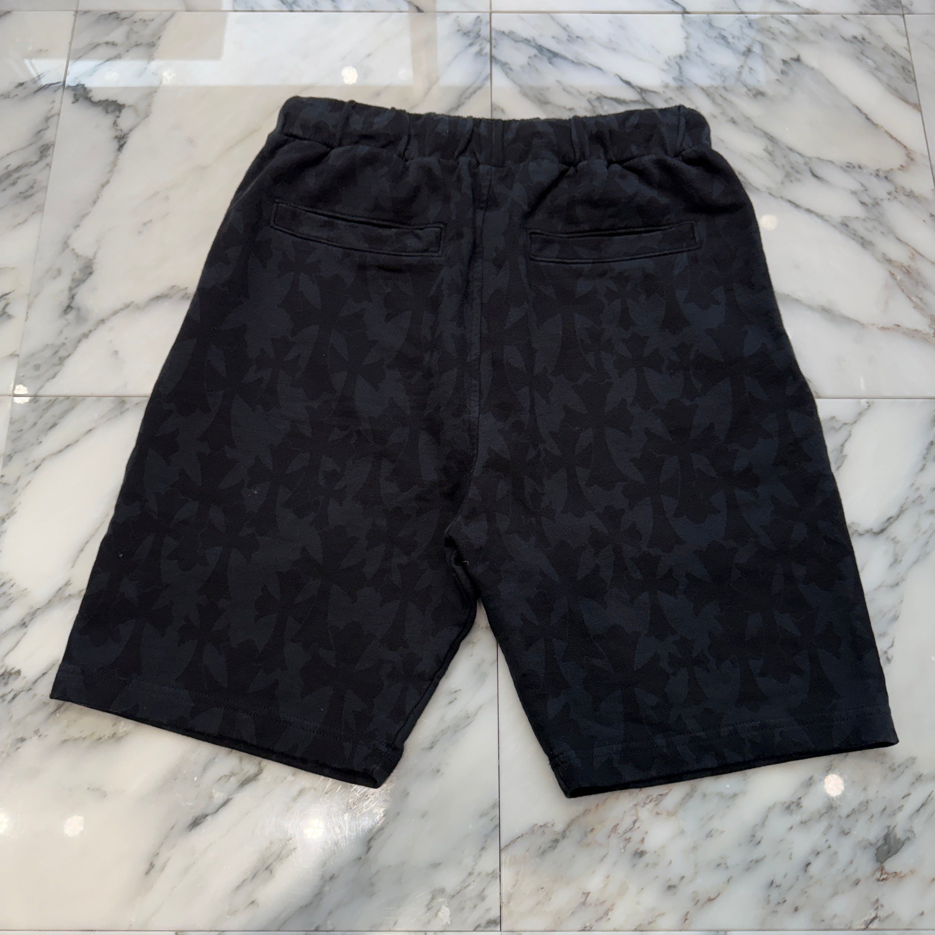 CHROME HEARTS 2024SS Graveyard Cemetery Cross Half Pants Size M クロムハーツ グレイブヤード セメタリークロス ハーフパンツ サイズM