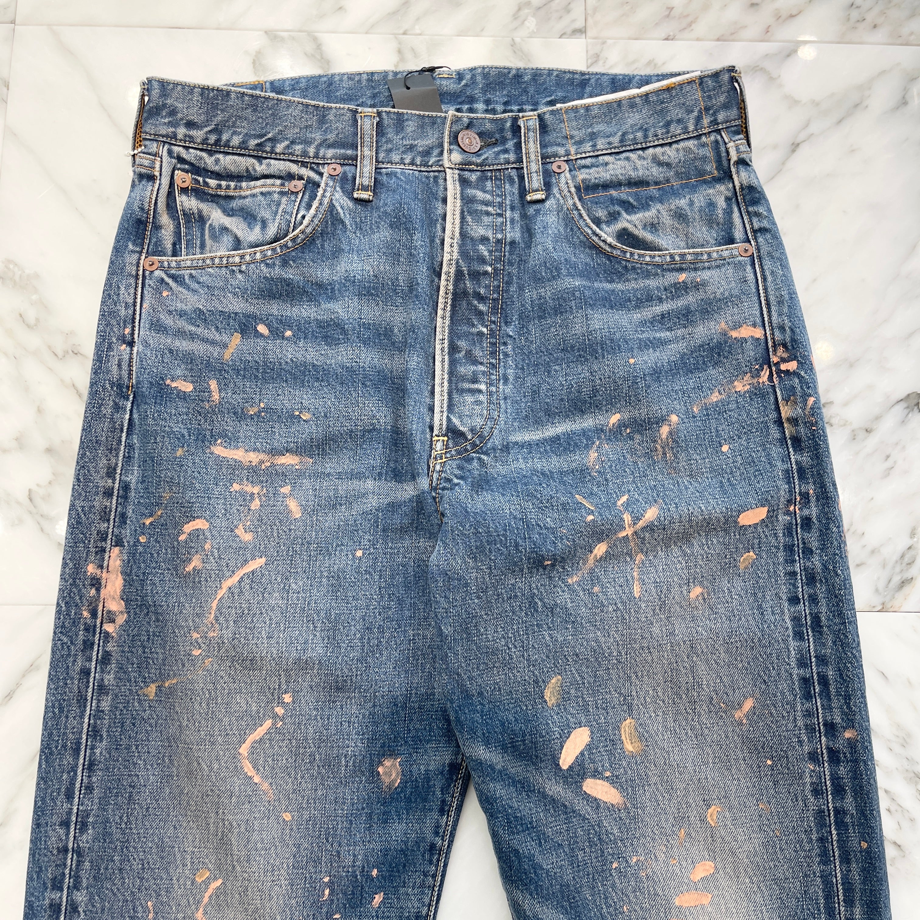 visvim 2024AW SOCIAL SCUL PTURE 01 DAMAGED41 Denim Pants Size 34×30 ヴィズヴィム ソーシャルスカルプチャー 01 ダメージ41 デニムパンツ サイズ34×30