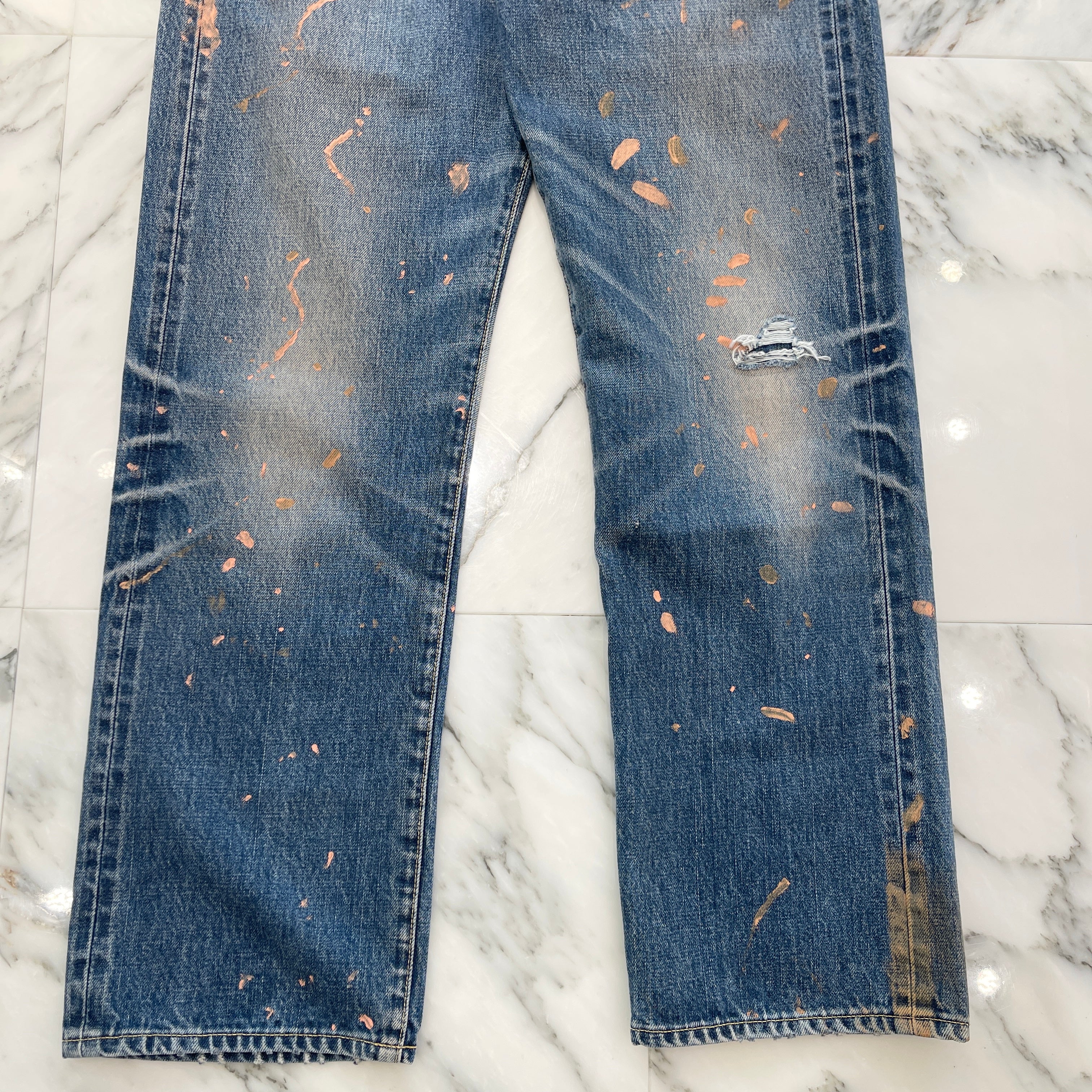 visvim 2024AW SOCIAL SCUL PTURE 01 DAMAGED41 Denim Pants Size 34×30 ヴィズヴィム ソーシャルスカルプチャー 01 ダメージ41 デニムパンツ サイズ34×30