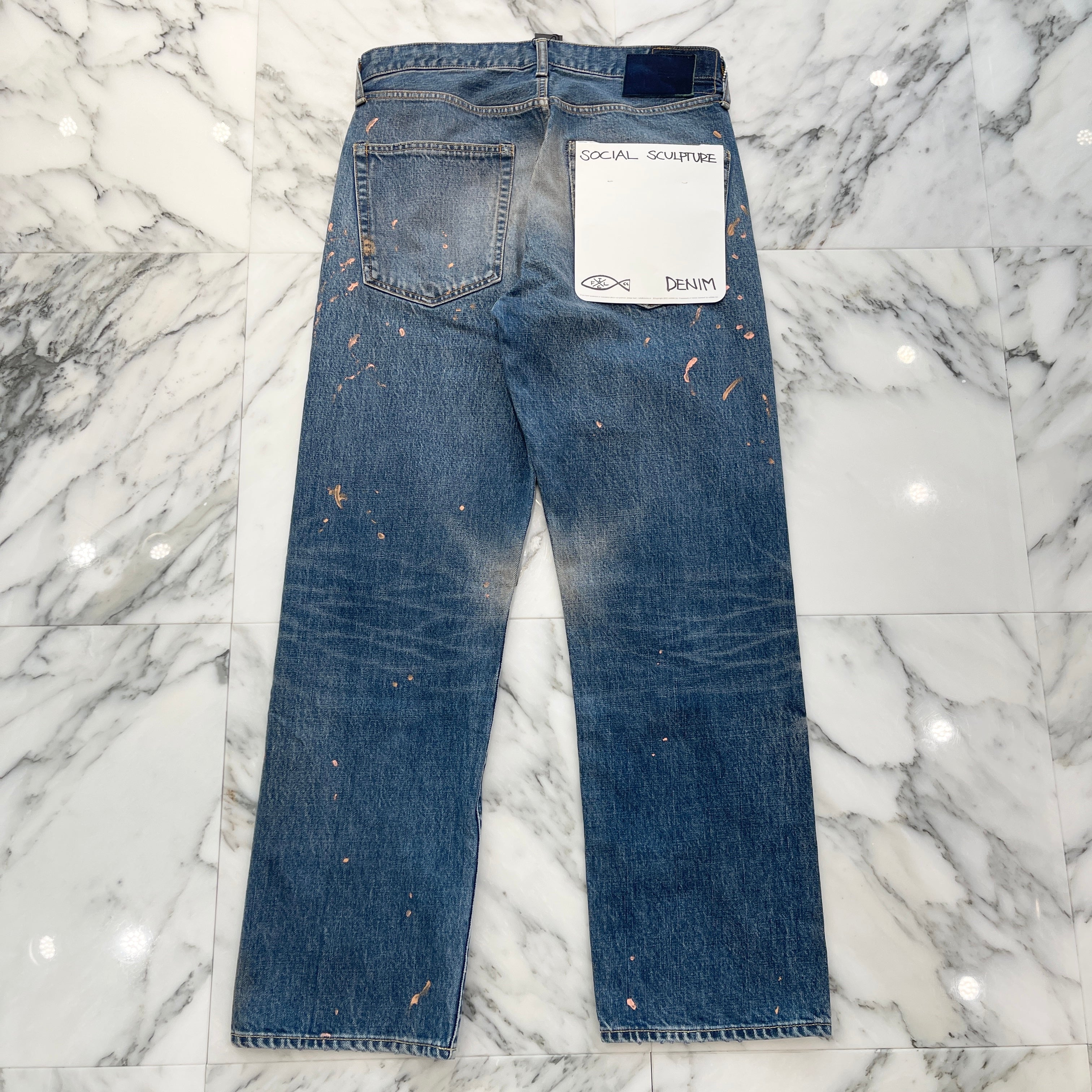visvim 2024AW SOCIAL SCUL PTURE 01 DAMAGED41 Denim Pants Size 34×30 ヴィズヴィム ソーシャルスカルプチャー 01 ダメージ41 デニムパンツ サイズ34×30