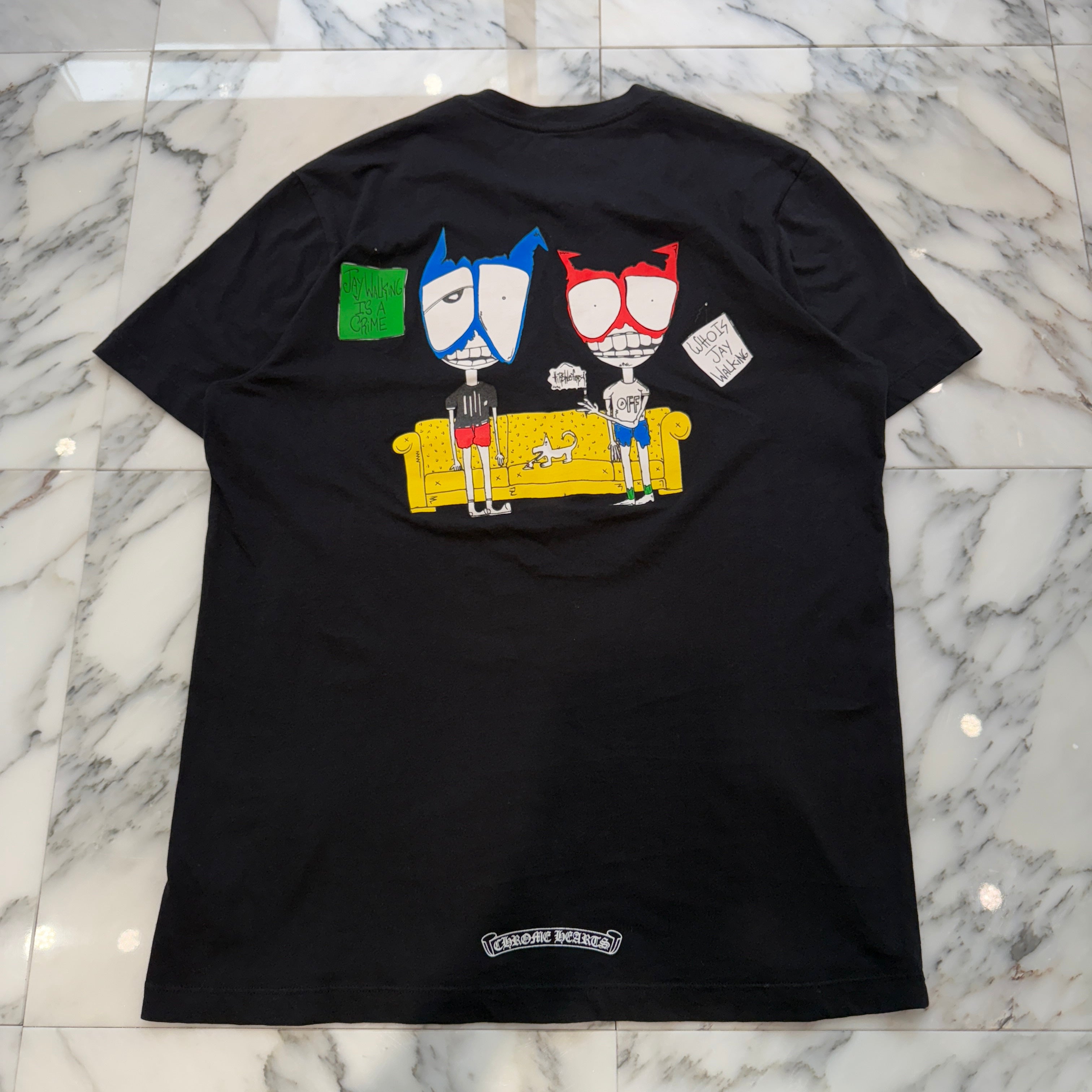 CHROME HEARTS × MATTY BOY JAY WALKING Tee size L クロムハーツ×マティボーイ ジェイウォーク Tシャツ サイズL