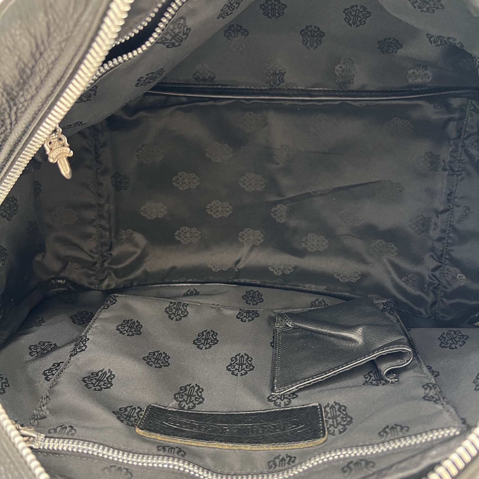 CHROME HEARTS Medium GYM Cemetery Cross Patch Hand Bag クロムハーツ ミディアム ジム セメタリークロスパッチ ハンドバッグ