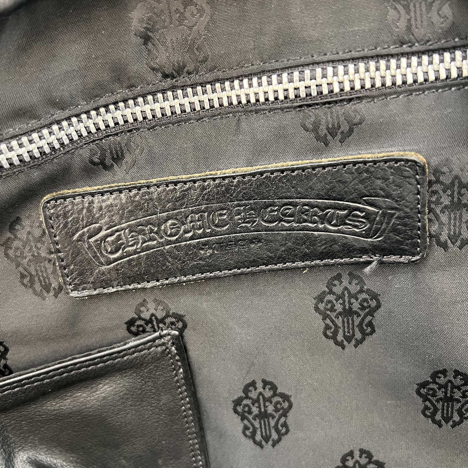 CHROME HEARTS Medium GYM Cemetery Cross Patch Hand Bag クロムハーツ ミディアム ジム セメタリークロスパッチ ハンドバッグ