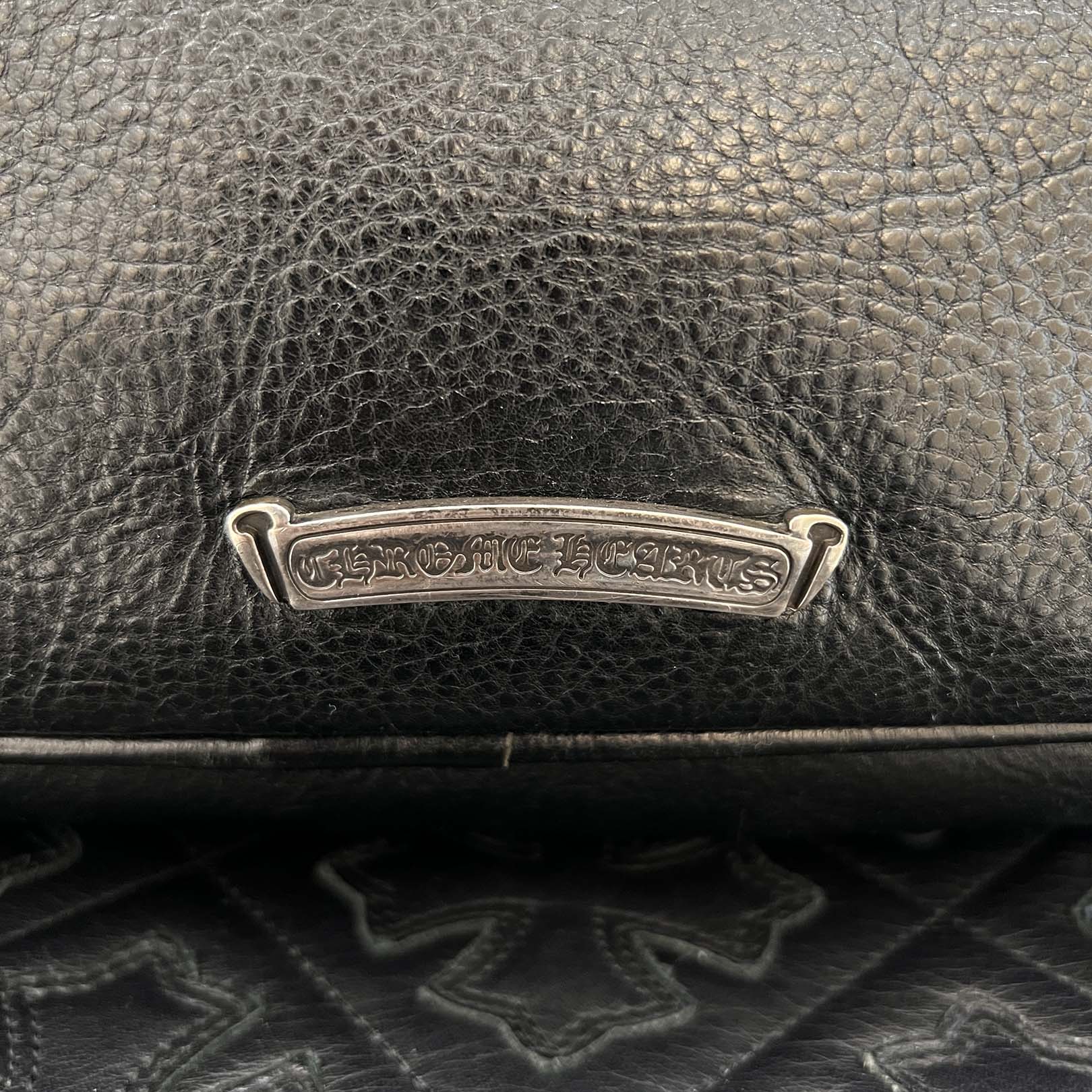 CHROME HEARTS Medium GYM Cemetery Cross Patch Hand Bag クロムハーツ ミディアム ジム セメタリークロスパッチ ハンドバッグ