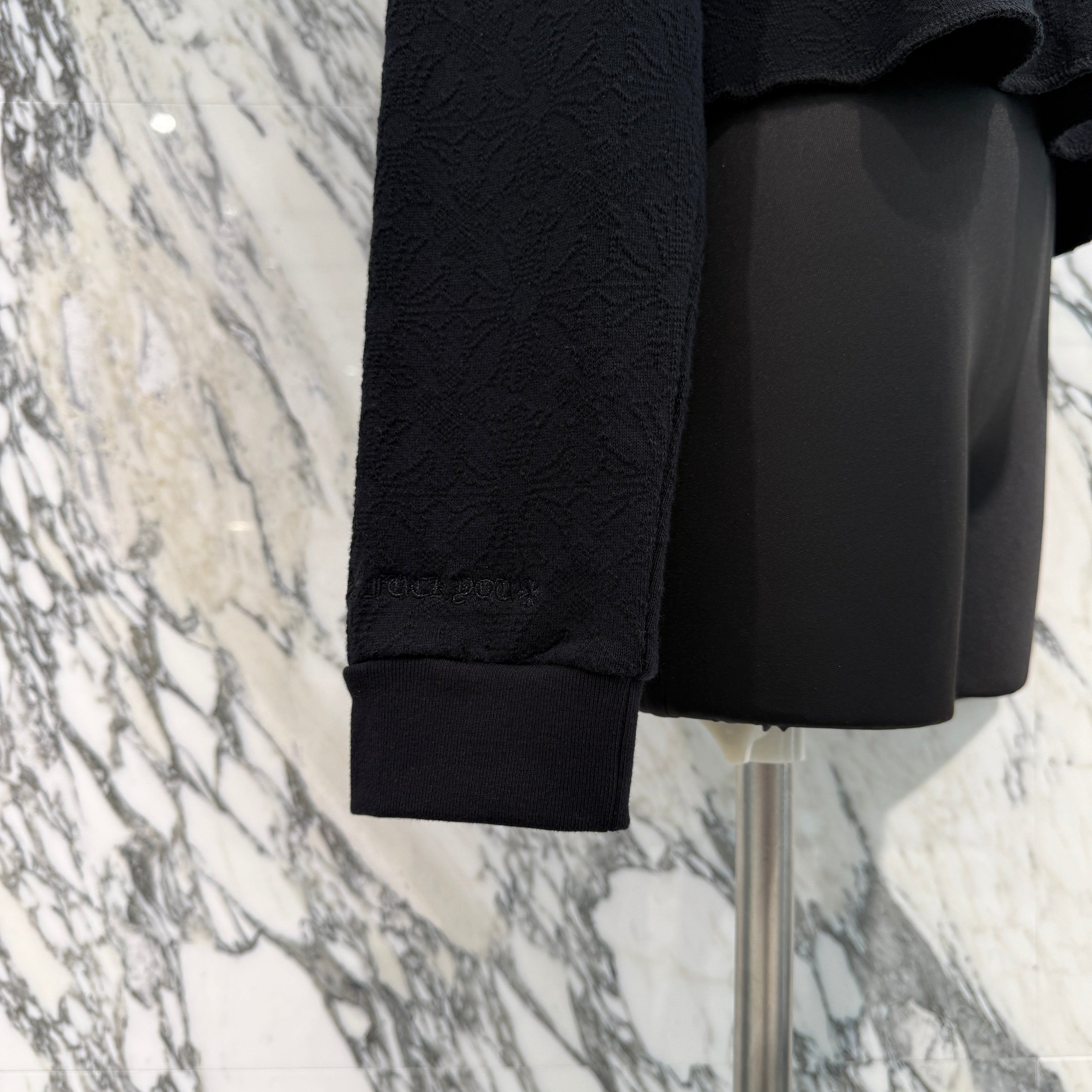 CHROME HEARTS Y NOT Vertical Logo Cropped Sweat Shirt Size M クロムハーツ ワイノット ヴァーティカルロゴ クロップド スウェットシャツ Tシャツ サイズM