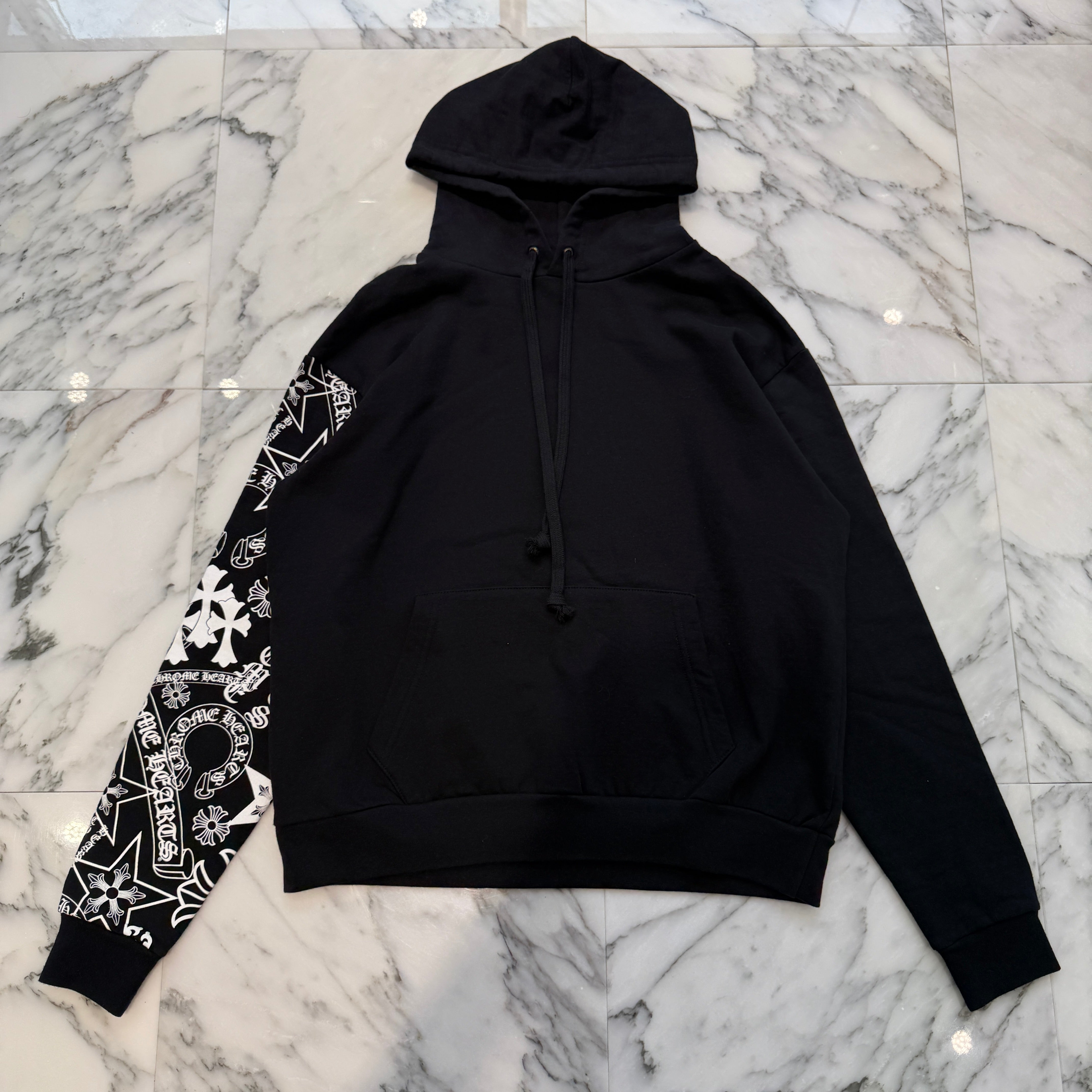 CHROME HEARTS Arm Stencil Print Pullover Hoodie Size S クロムハーツ アームステンシルプリント プルオーバーフーディ サイズS