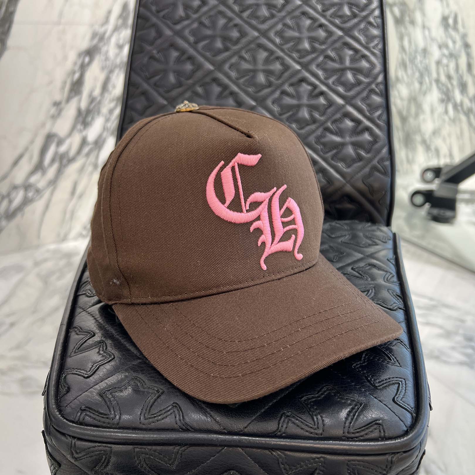 CHROME HEARTS CH Logo Embroidery Trucker Cap Size ONE SIZE (53-60) クロムハーツ CHロゴ刺繍 トラッカーキャップ サイズONE SIZE (53-60)