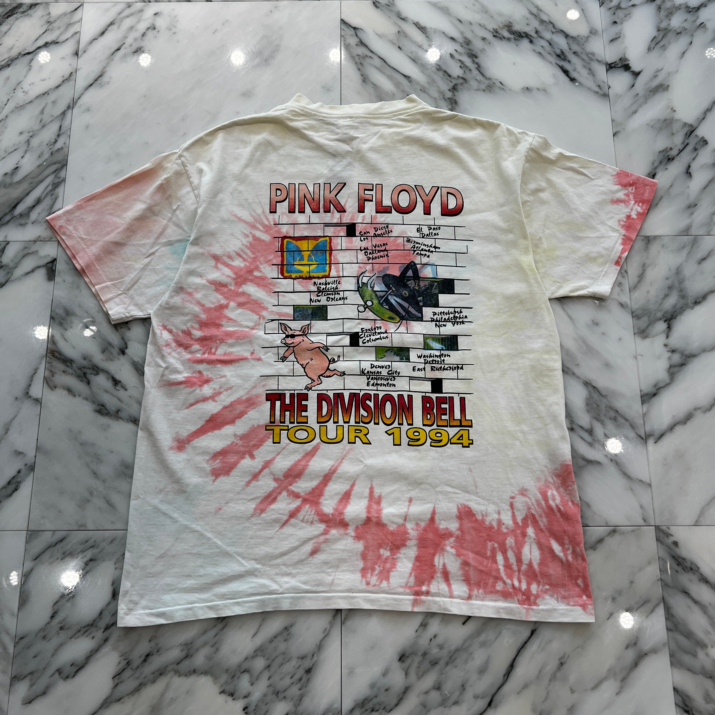 Vintage 90's PINK FLOYD "The Division Bell Tour 1994" S/S Tee Size XL ヴィンテージ 90's ピンクフロイド "ディヴィジョン・ベル・ツアー 1994" Tシャツ サイズXL