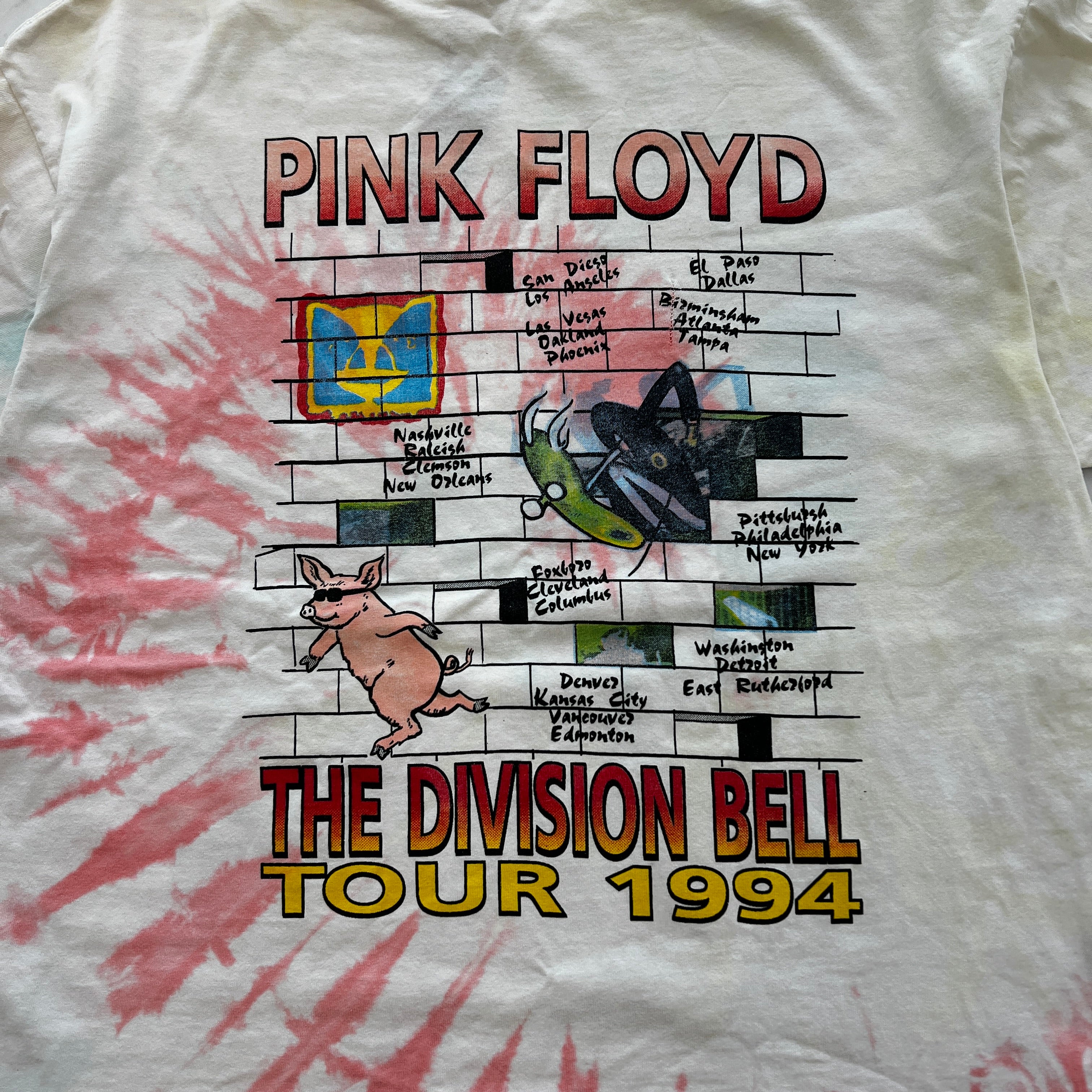 Vintage 90's PINK FLOYD "The Division Bell Tour 1994" S/S Tee Size XL ヴィンテージ 90's ピンクフロイド "ディヴィジョン・ベル・ツアー 1994" Tシャツ サイズXL