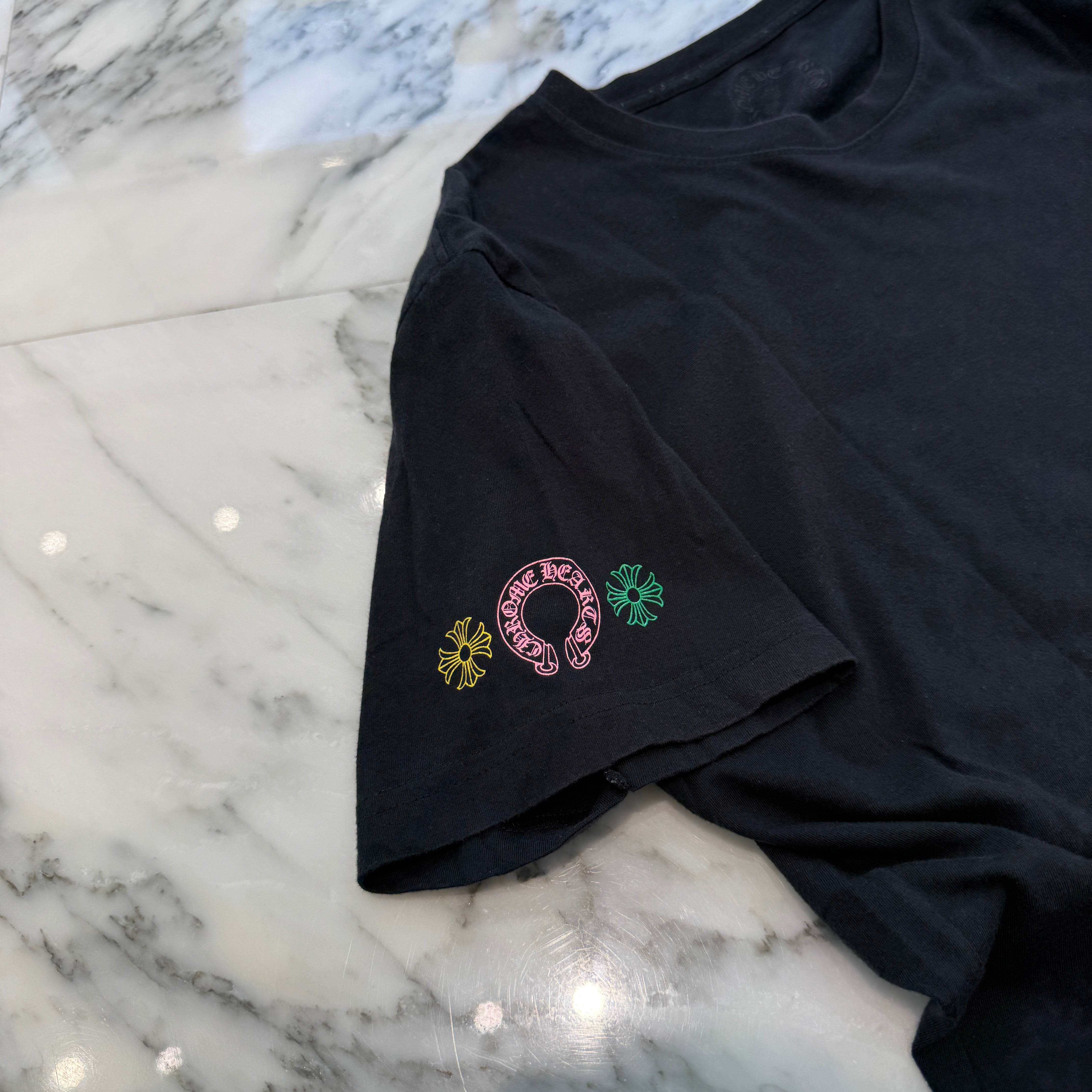 CHROME HEARTS 2021SS MLTCOL CEM CRS Tee Size M クロムハーツ マルチカラー セメタリークロス Tシャツ サイズM