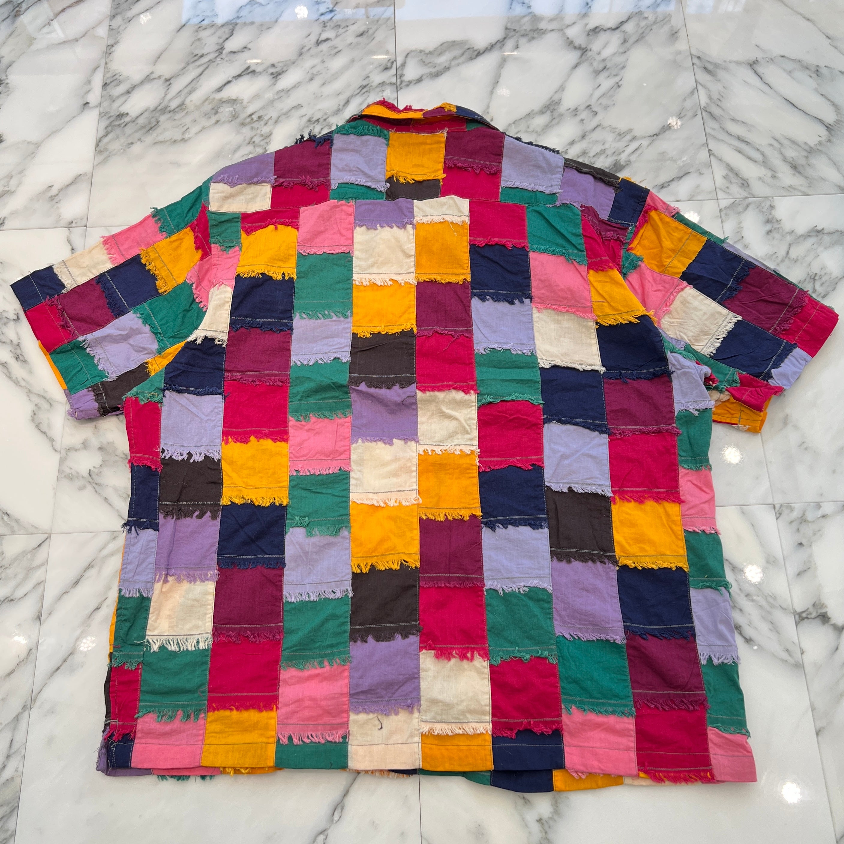 Supreme 2023SS Patchwork Short Sleeve Shirt Size XL シュプリーム パッチワーク ショートスリーブシャツ サイズXL