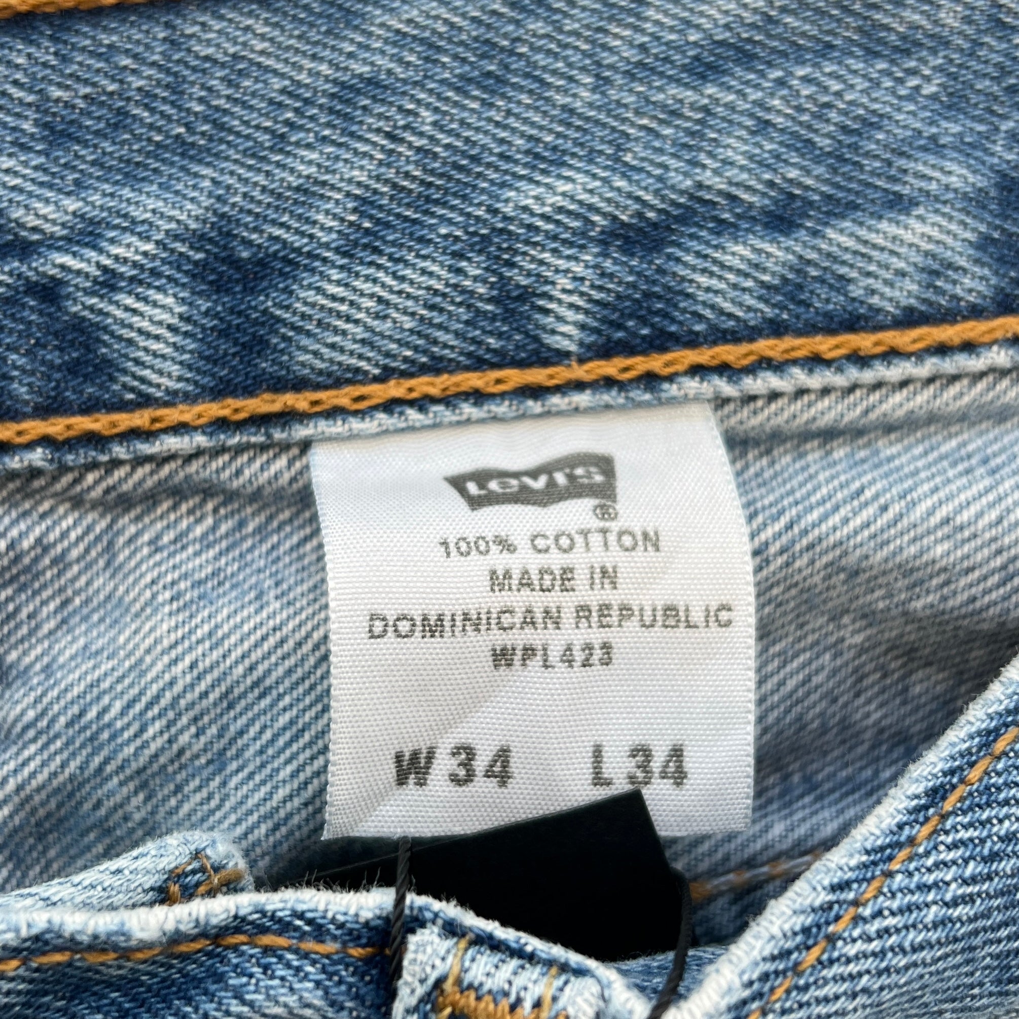 Y.A.R.N × Levi's 501 Body Knit Cross Denim Pants Size W34×L34 ヤーン×リーバイス 501 ボディ ニットクロス デニムパンツ サイズW34×L34