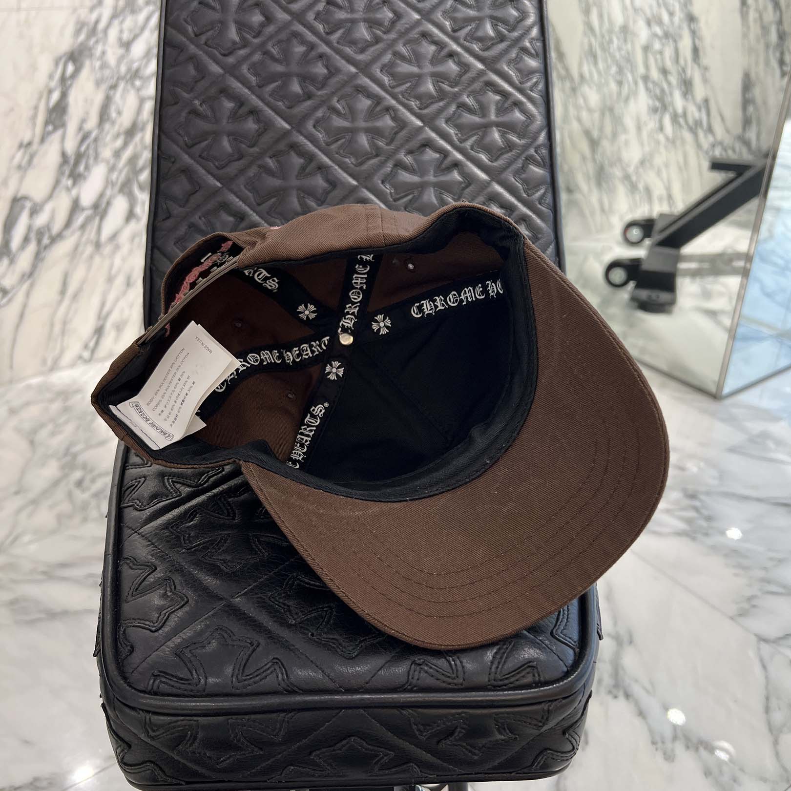 CHROME HEARTS CH Logo Embroidery Trucker Cap Size ONE SIZE (53-60) クロムハーツ CHロゴ刺繍 トラッカーキャップ サイズONE SIZE (53-60)