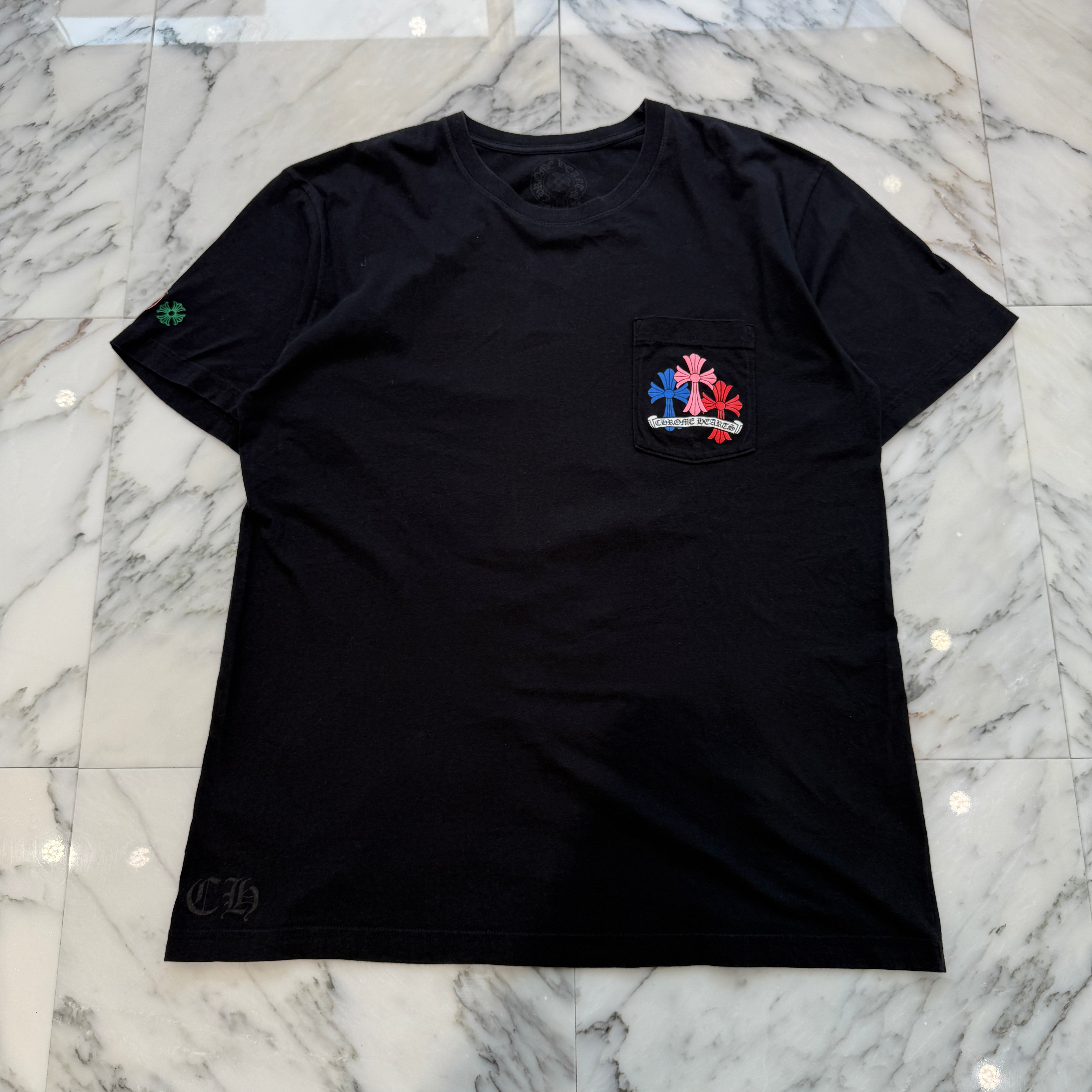 CHROME HEARTS 2021SS MLTCOL CEM CRS Tee Size XL クロムハーツ マルチカラー セメタリークロス Tシャツ サイズXL