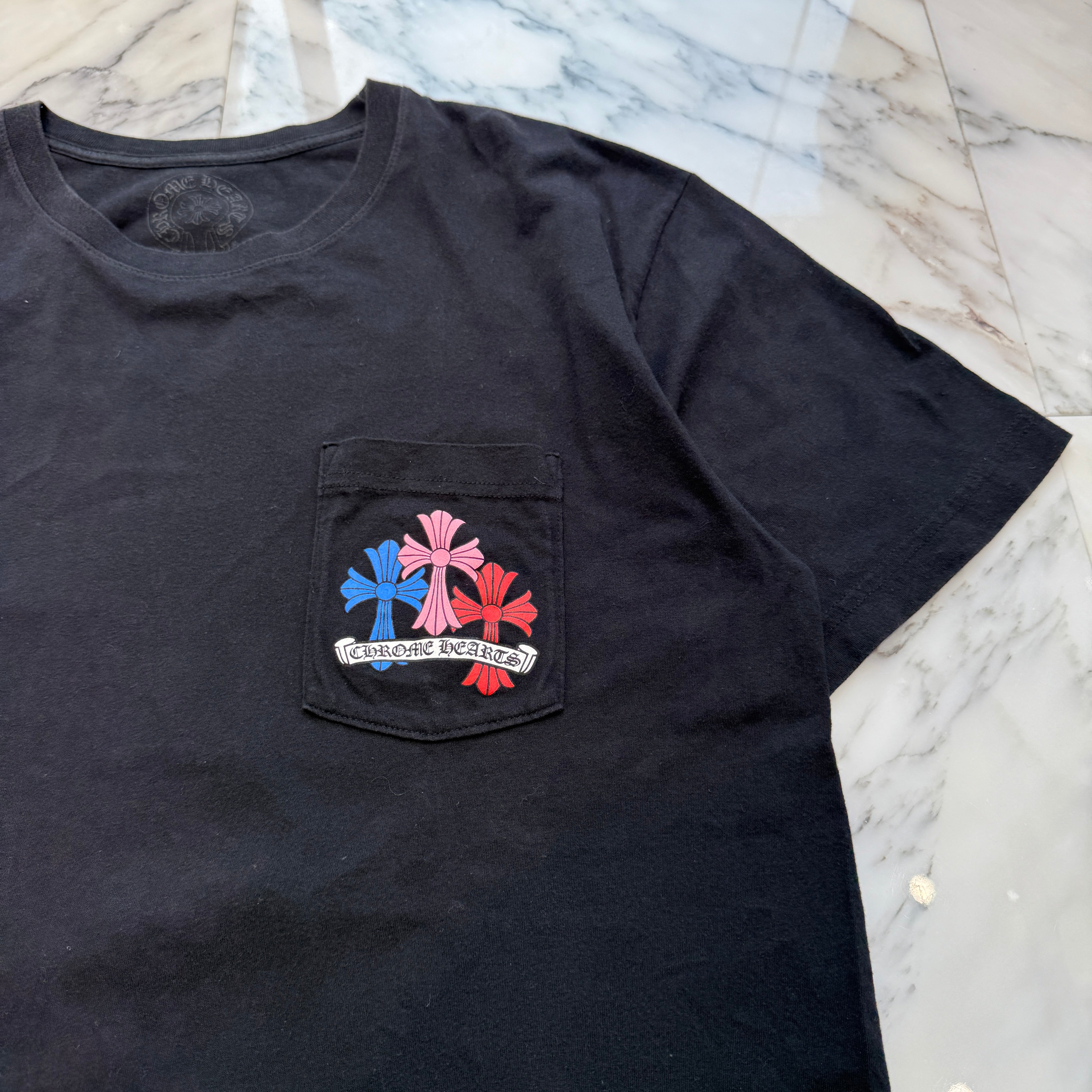 CHROME HEARTS 2021SS MLTCOL CEM CRS Tee Size XL クロムハーツ マルチカラー セメタリークロス Tシャツ サイズXL