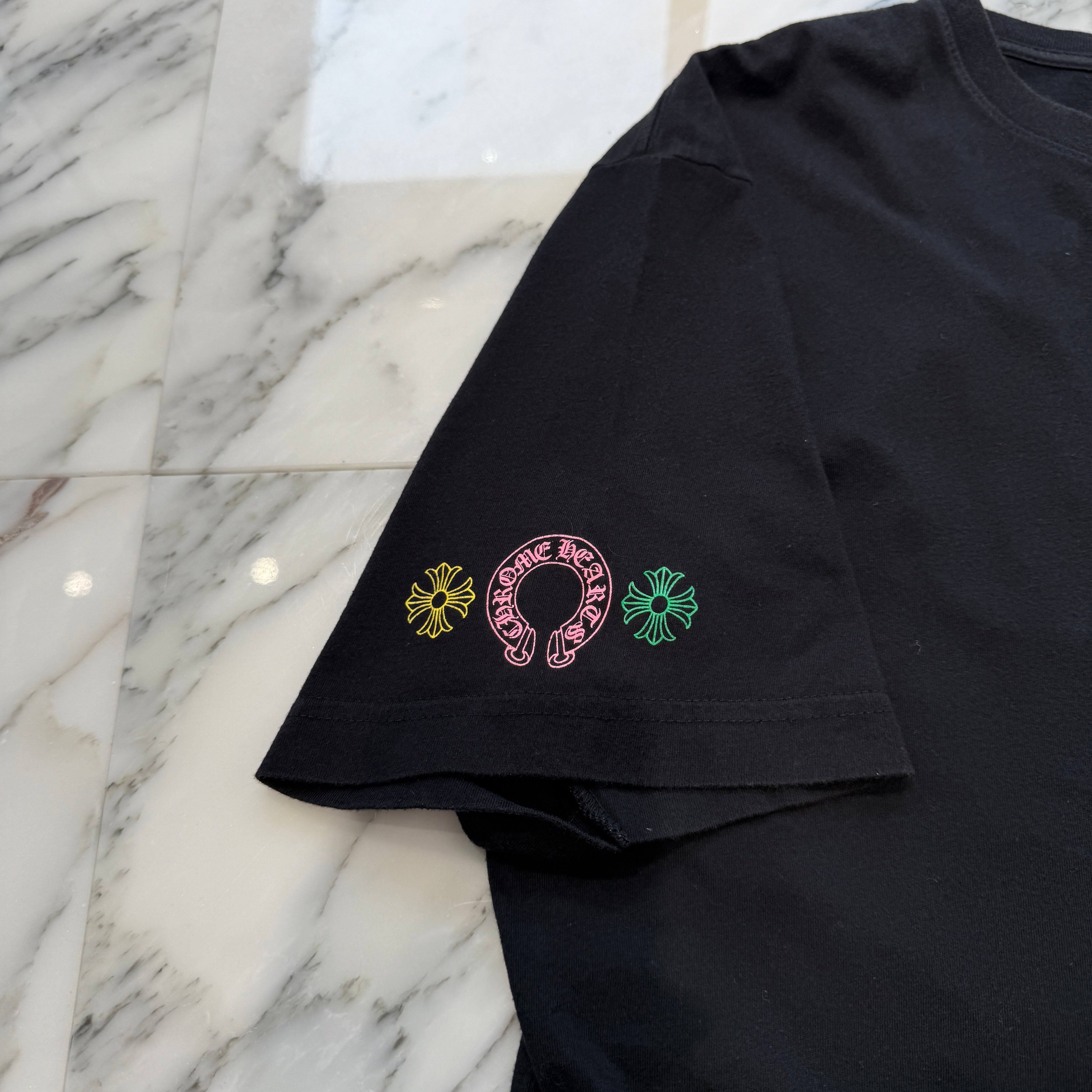 CHROME HEARTS 2021SS MLTCOL CEM CRS Tee Size XL クロムハーツ マルチカラー セメタリークロス Tシャツ サイズXL