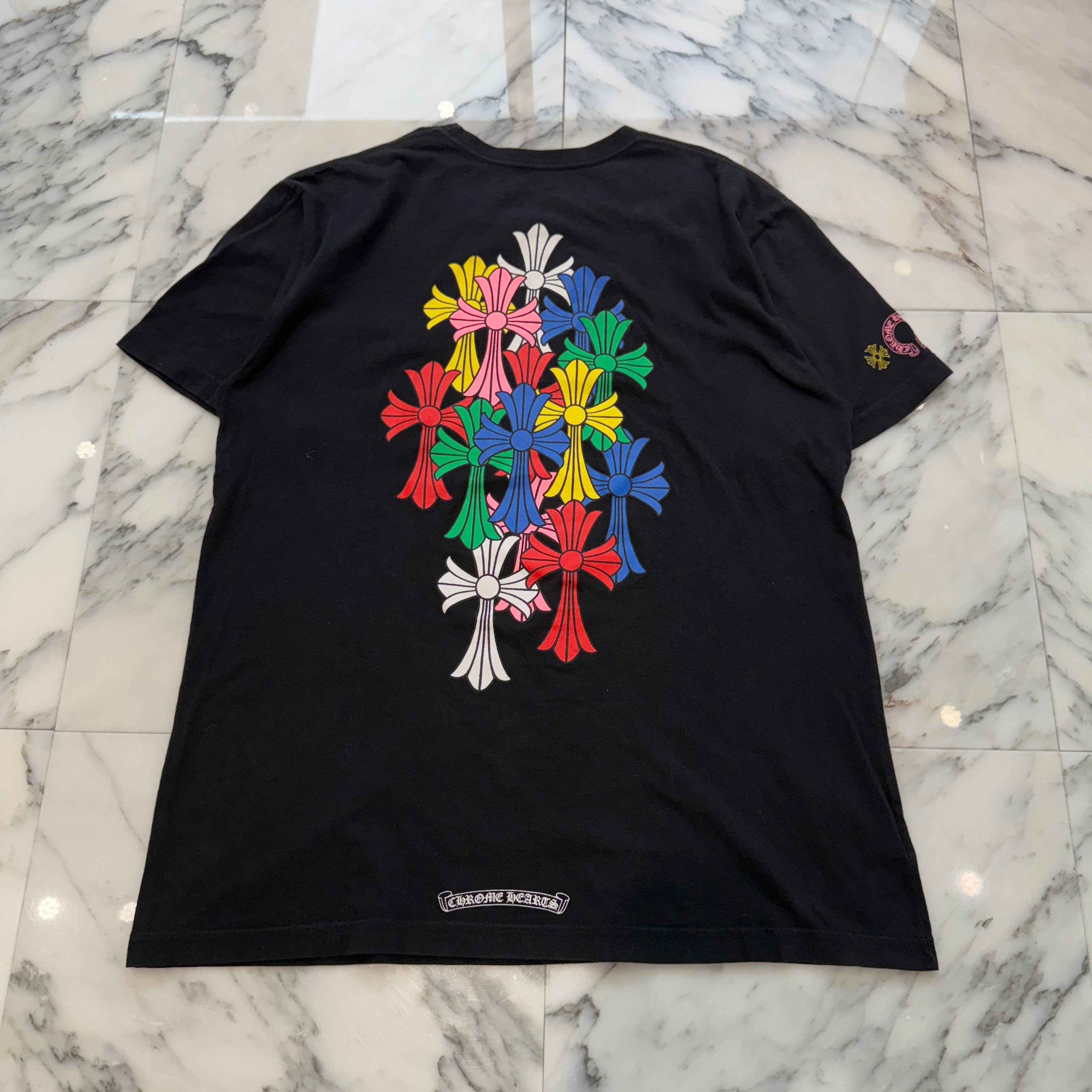 CHROME HEARTS 2021SS MLTCOL CEM CRS Tee Size XL クロムハーツ マルチカラー セメタリークロス Tシャツ サイズXL