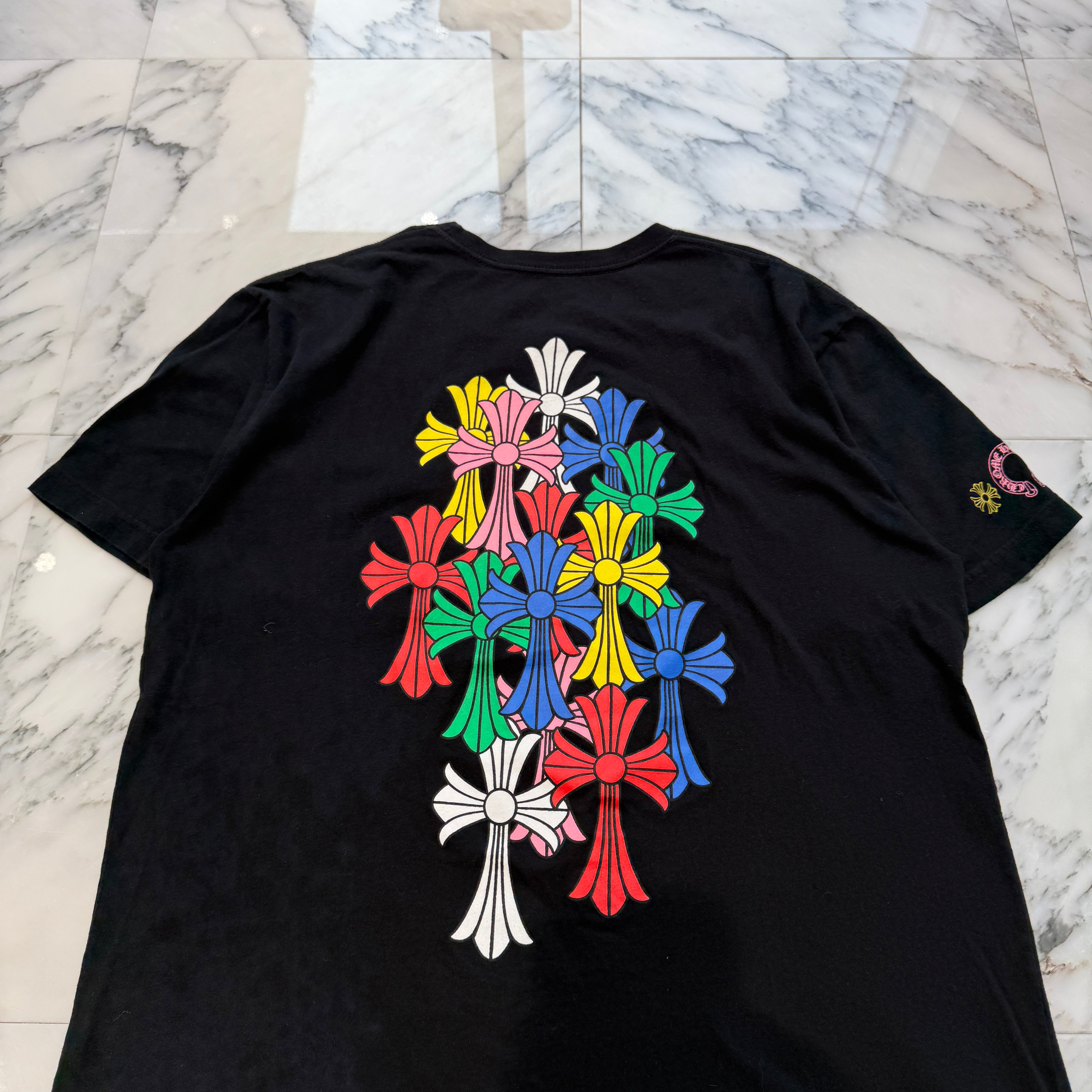 CHROME HEARTS 2021SS MLTCOL CEM CRS Tee Size XL クロムハーツ マルチカラー セメタリークロス Tシャツ サイズXL