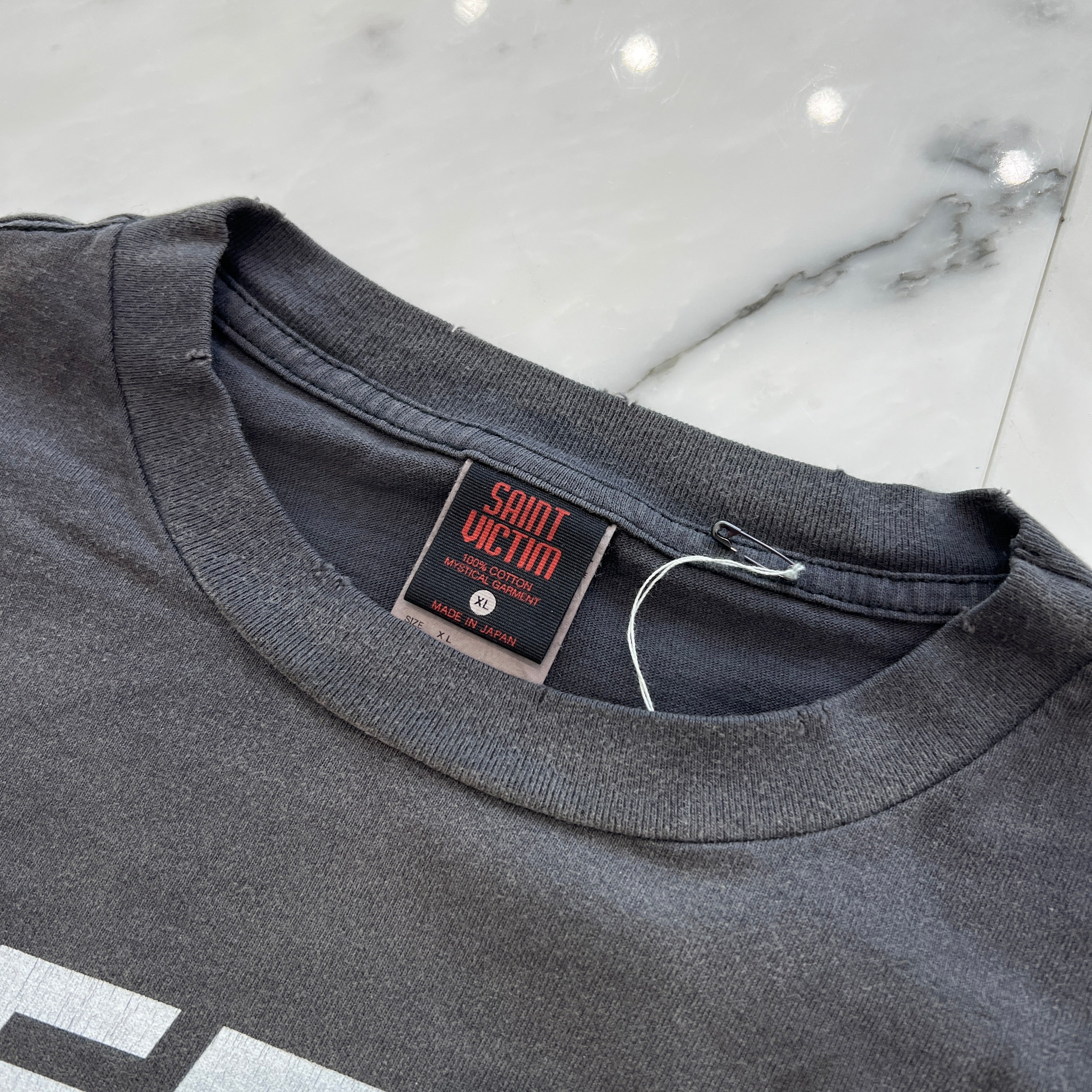 SAINT Mxxxxxx × FREEDOM 2024SS Astronaut Print Tee SM-YS8-0000-C19 Size XL セントマイケル × フリーダム 宇宙飛行士 プリント Tシャツ サイズXL