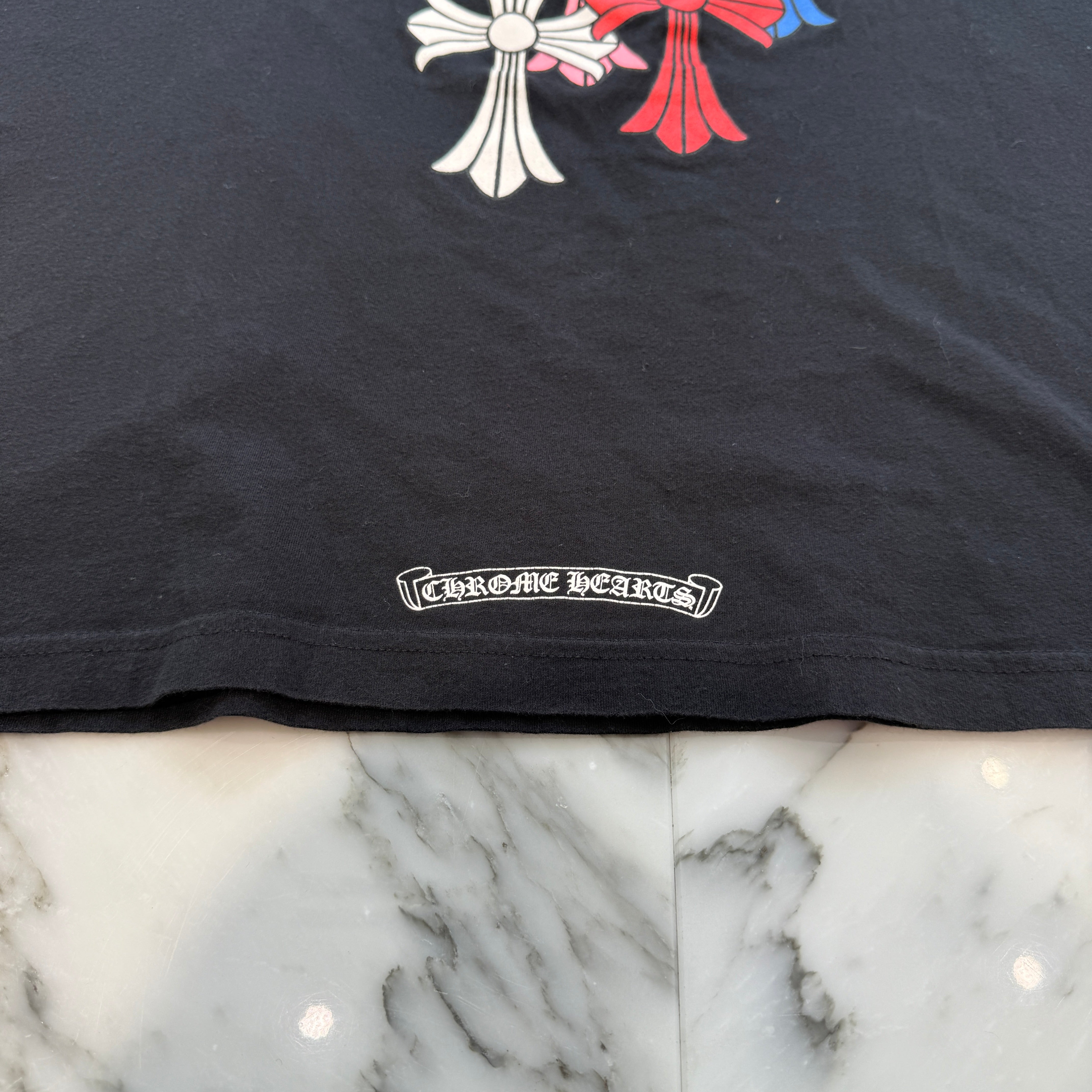 CHROME HEARTS 2021SS MLTCOL CEM CRS Tee Size XL クロムハーツ マルチカラー セメタリークロス Tシャツ サイズXL