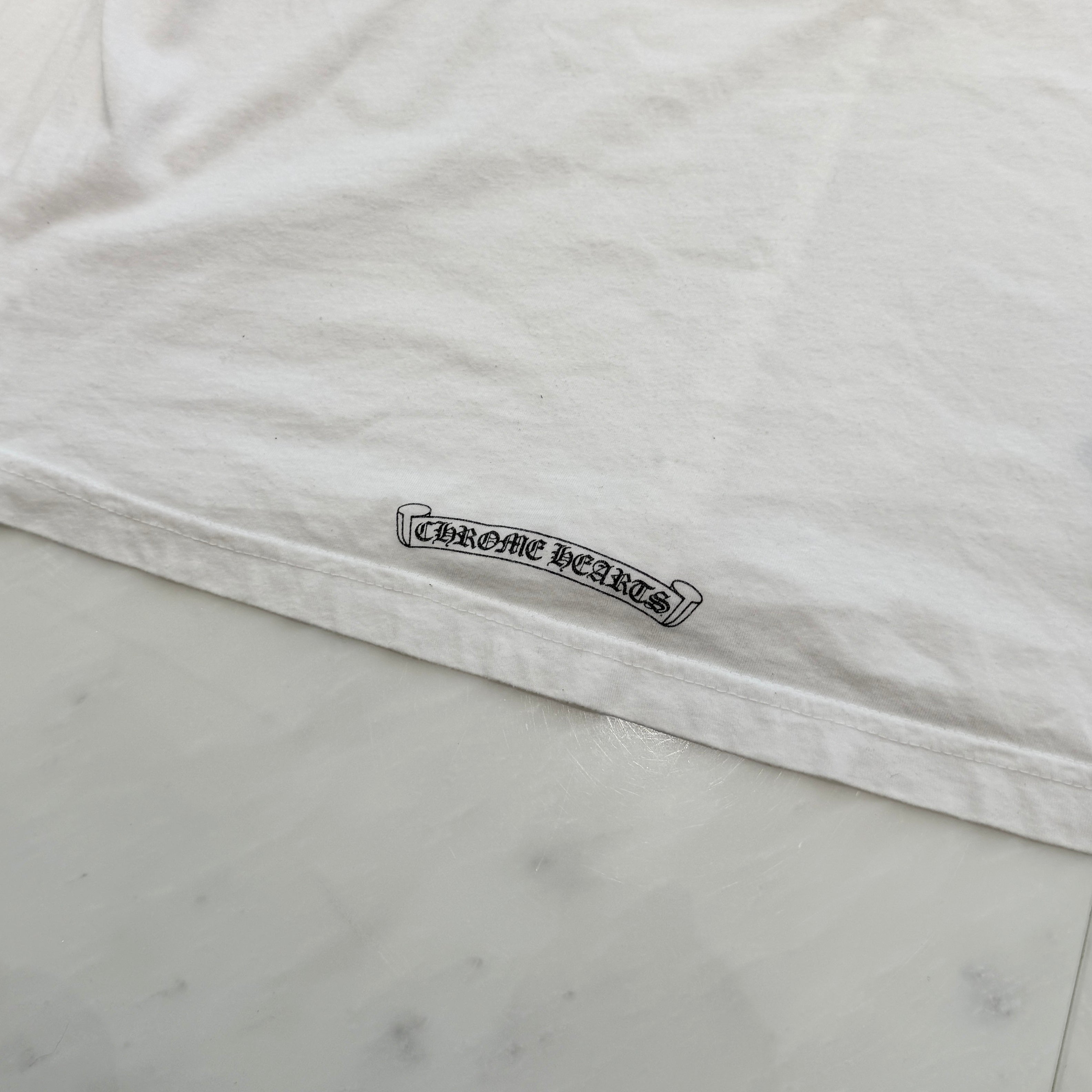 CHROME HEARTS Made In Hollywood Red CH Plus Long Sleeve Tee Size L クロムハーツ メイドインハリウッド CHプラス ロングスリーブTシャツ サイズL