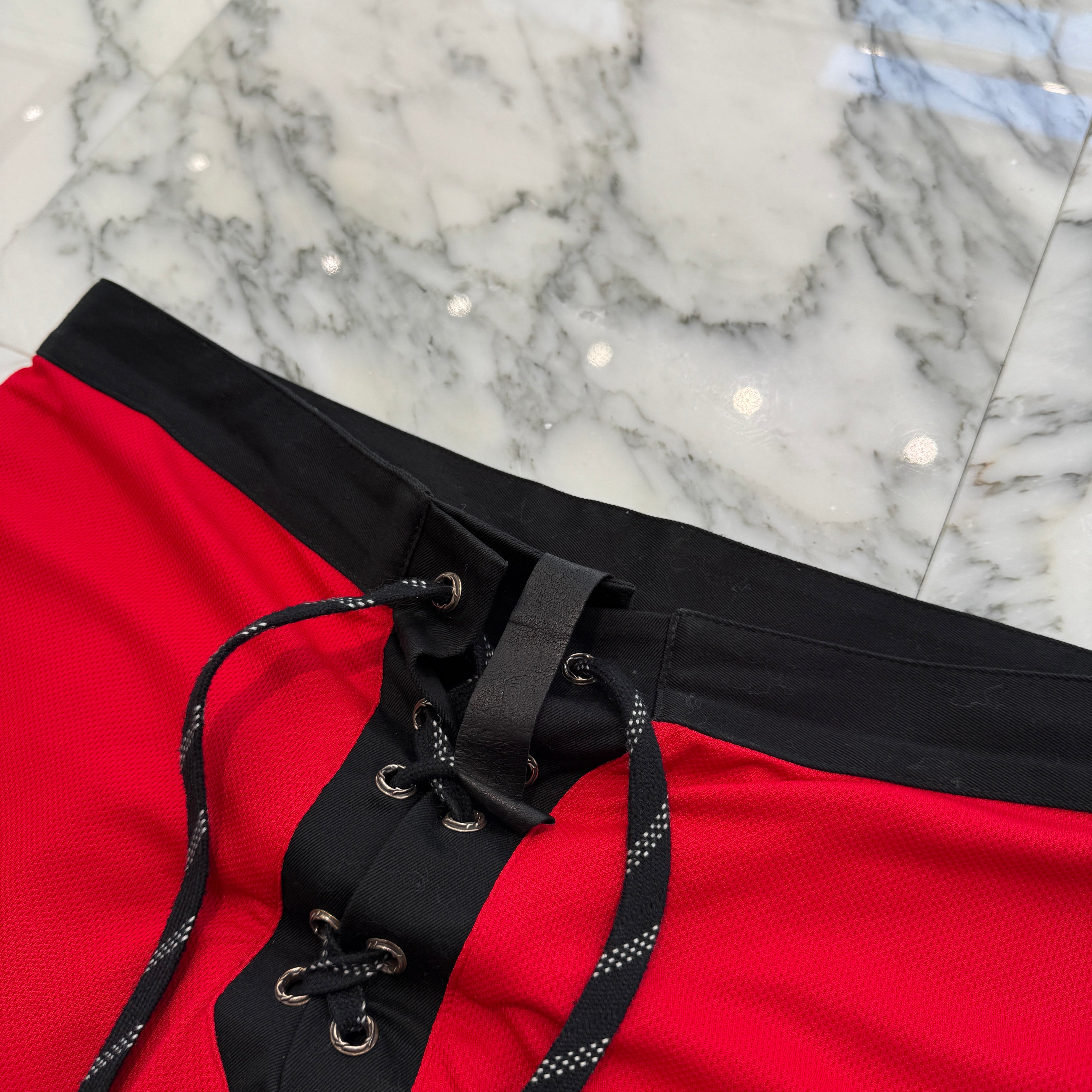 CHROME HEARTS × MATTY BOY Chomper Leather Patch Swim Shorts Size L クロムハーツ × マッティボーイ チョンパーレザーパッチ スイムショーツ サイズL