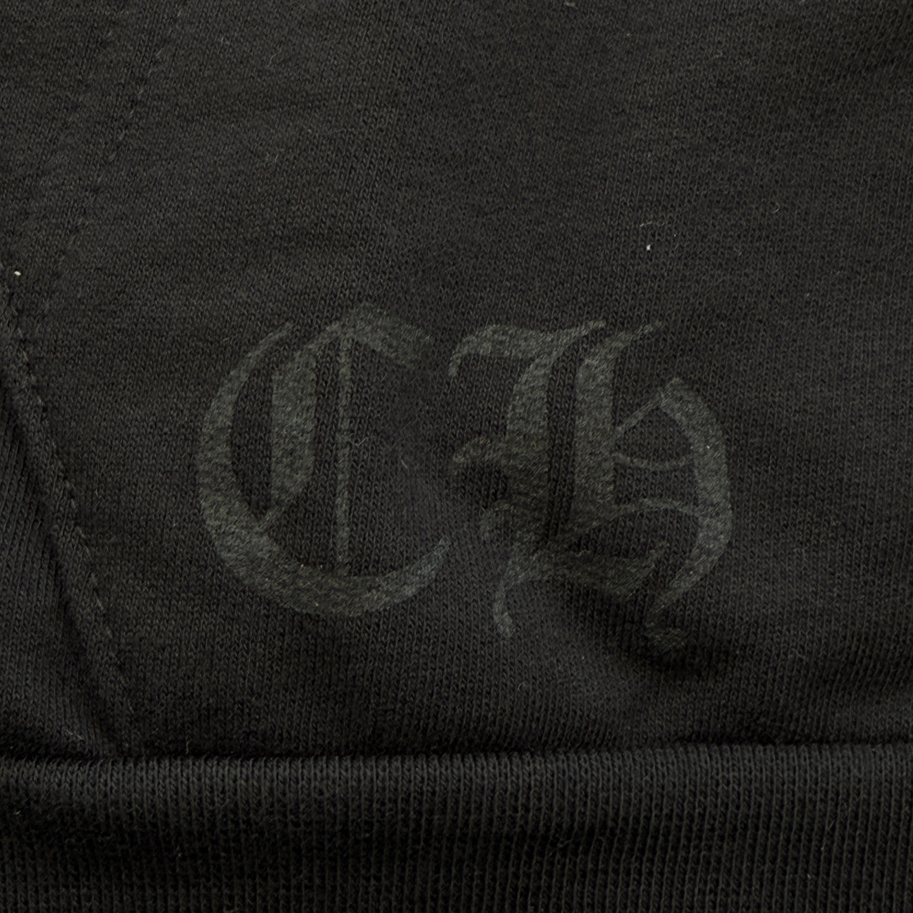 CHROME HEARTS 1988 Vertical Logo Glitter Zip Up Hoodie Size L クロムハーツ 1988 ヴァーティカルロゴ グリッタージップアップフーディ サイズL