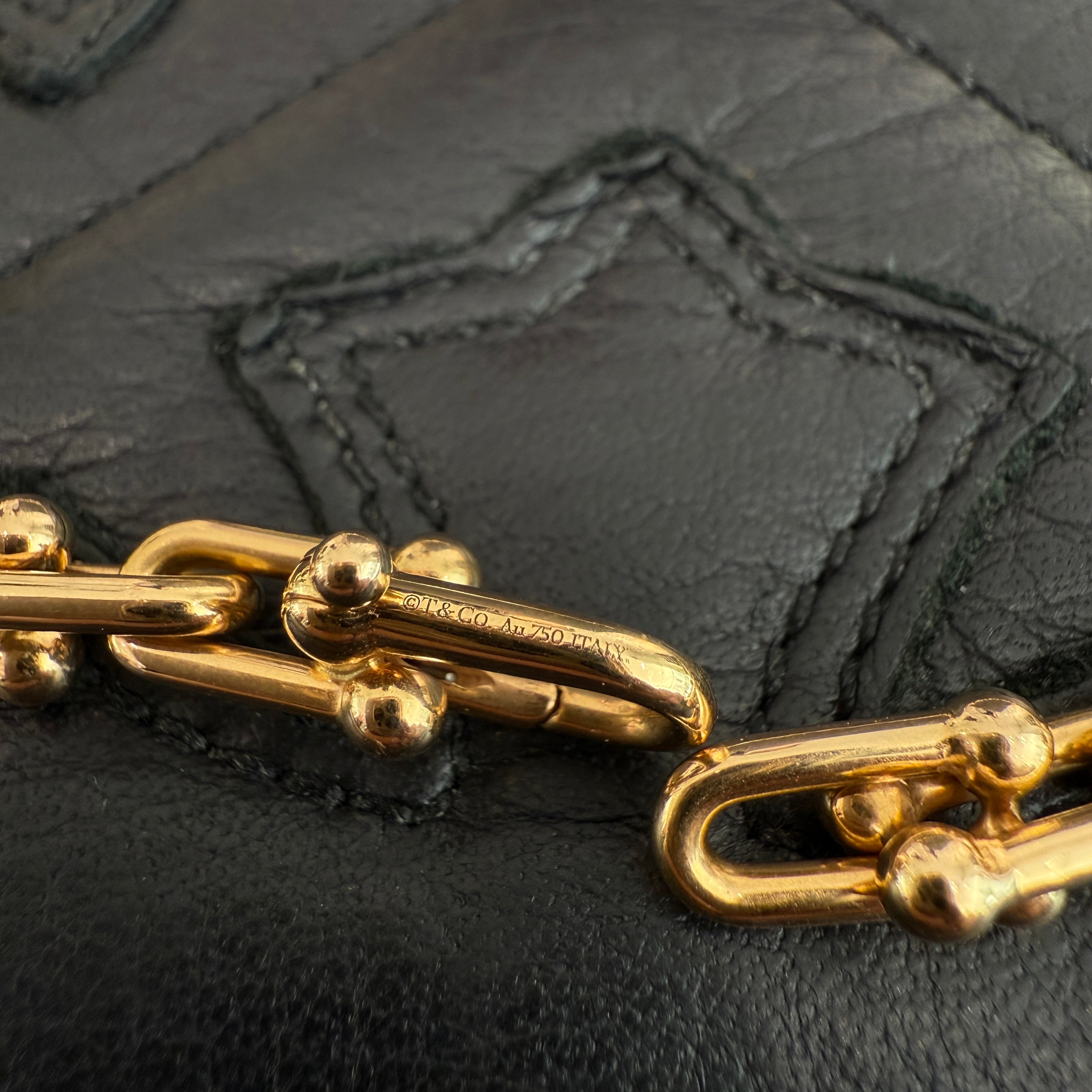 Tiffany Co. 18K Yellow Gold HardWear Graduated Necklace 60153063 ティファニー 18K イエローゴールド ハードウェア グラデュエイテッド ネックレス